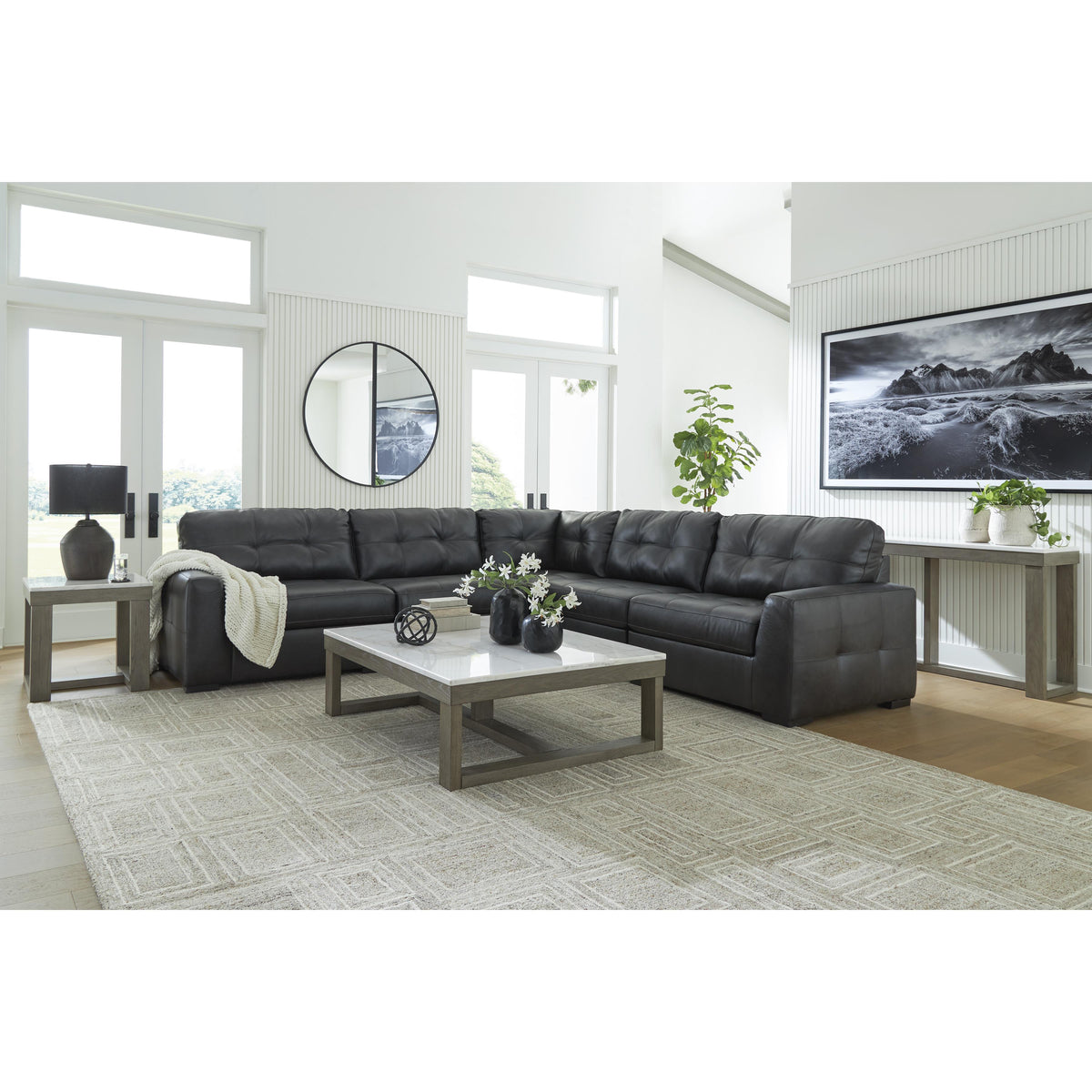 Signature Design by Ashley Brindley Pier 99503S3 5 pc Sectional IMAGE 3