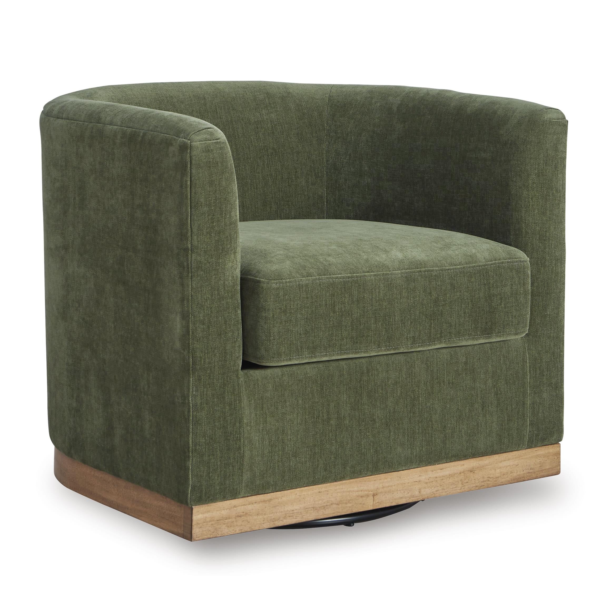 Signature Design by Ashley Jersonlow A3000696 Swivel Accent Chair IMAGE 1