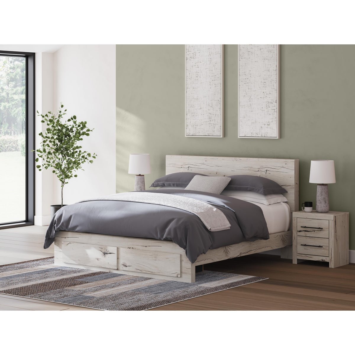 Signature Design by Ashley Lawroy B2310B11 King Panel Storage Bed IMAGE 8