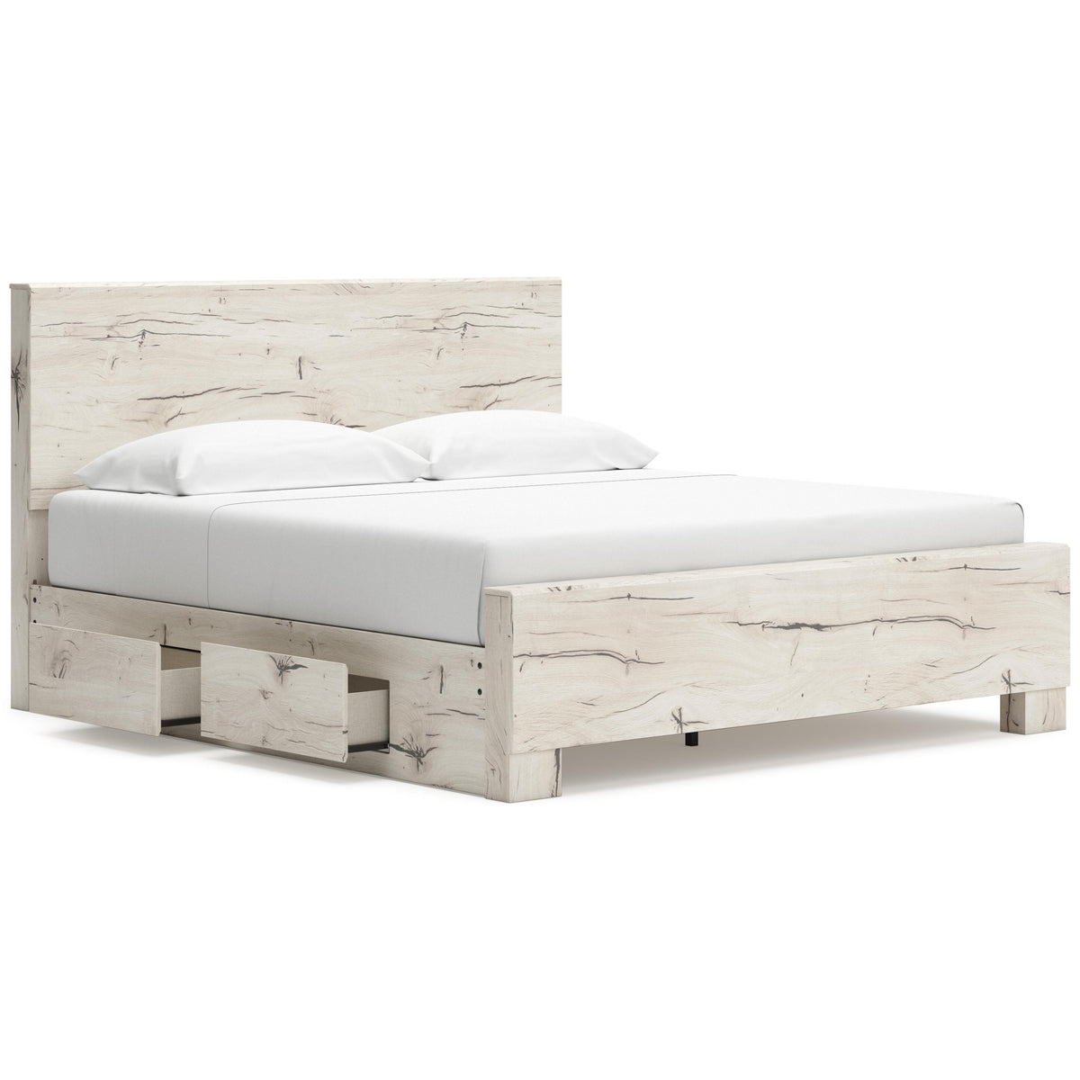 Signature Design by Ashley Lawroy B2310B12 King Panel Bed with Storage IMAGE 2