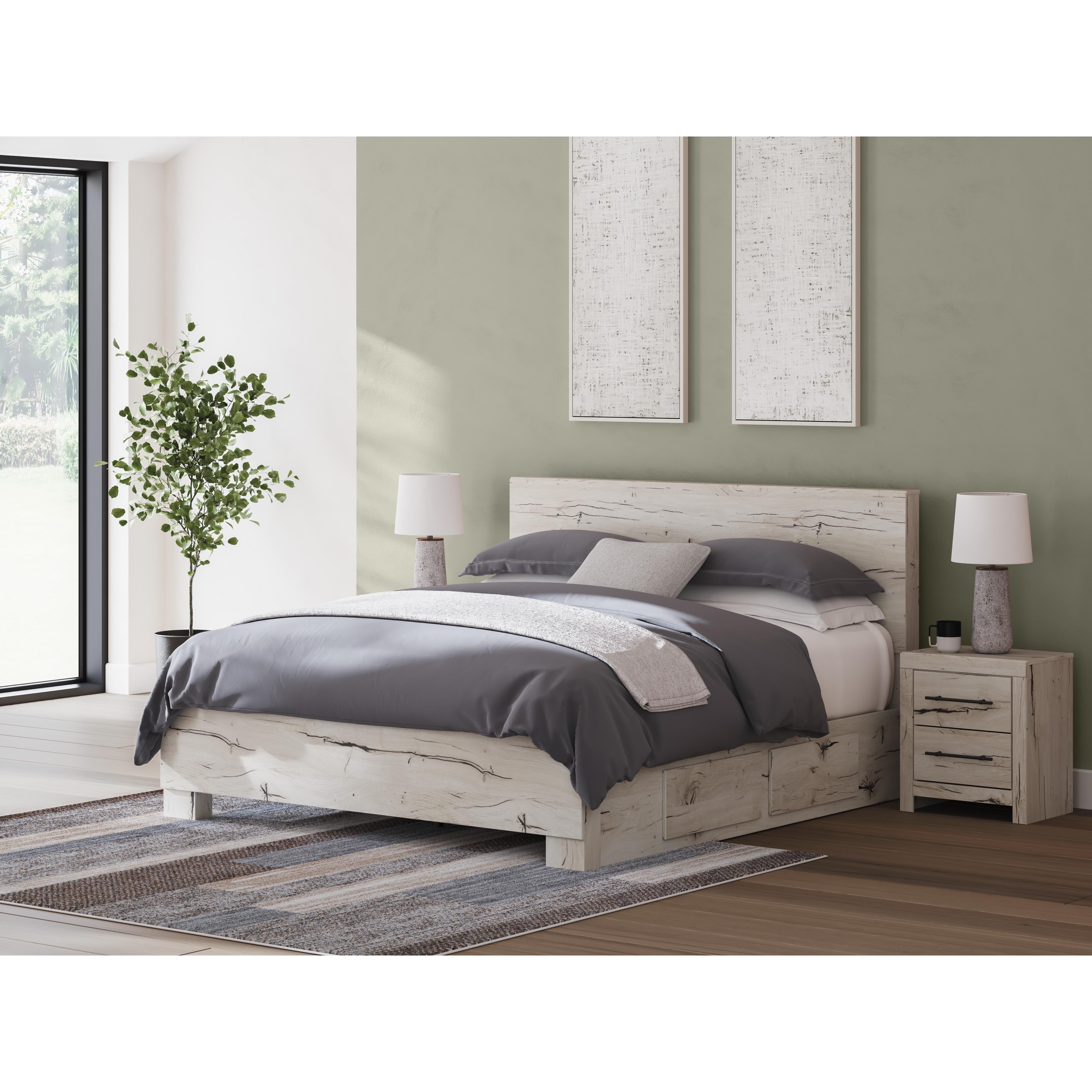 Signature Design by Ashley Lawroy B2310B12 King Panel Bed with Storage IMAGE 8
