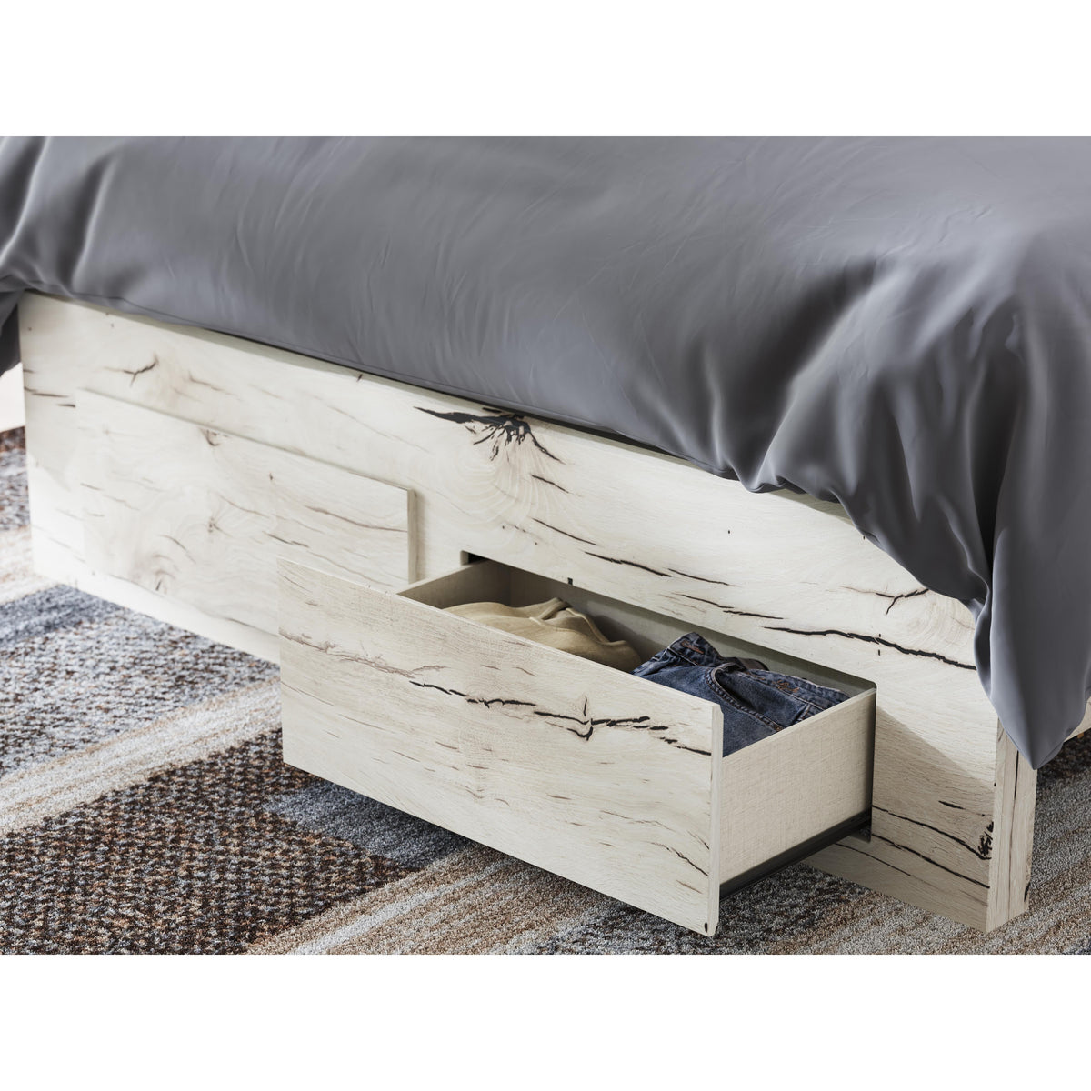 Signature Design by Ashley Lawroy B2310B4 Queen Panel Storage Bed IMAGE 10