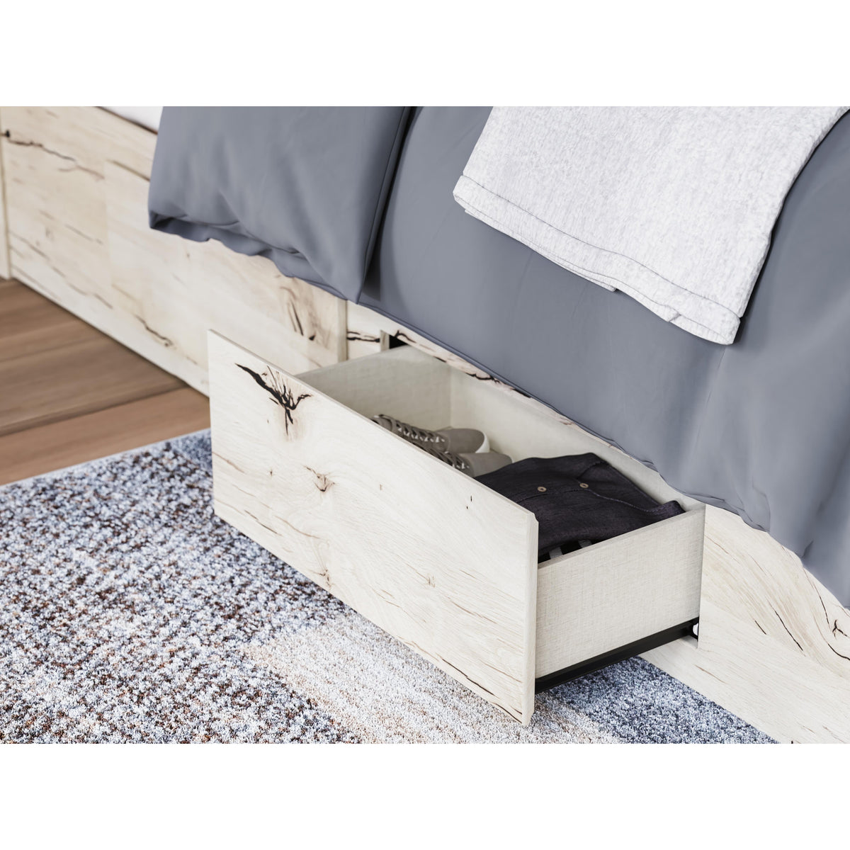 Signature Design by Ashley Lawroy B2310B6 Queen Panel Bed with Storage IMAGE 10