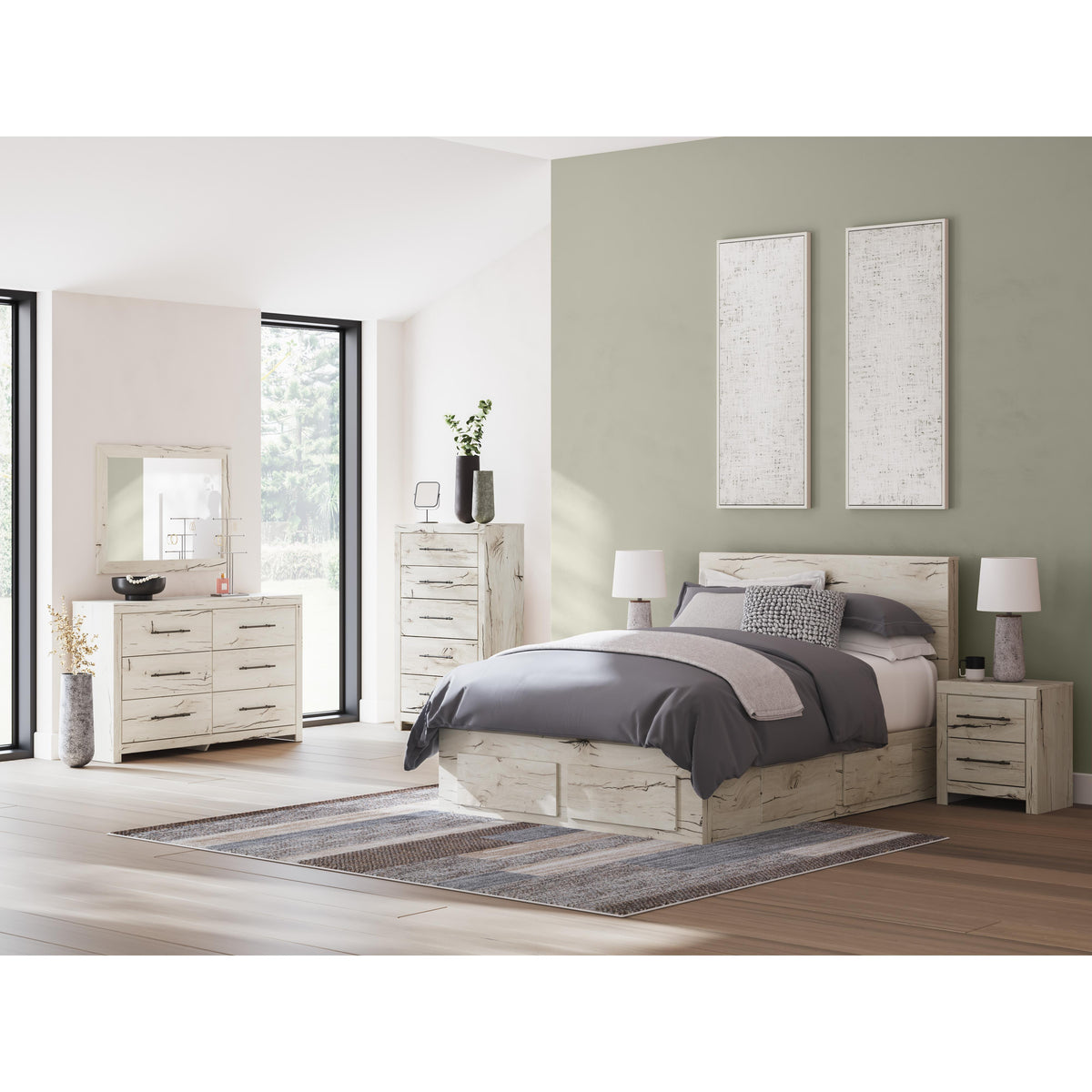 Signature Design by Ashley Lawroy B2310B9 Queen Panel Storage Bed IMAGE 12