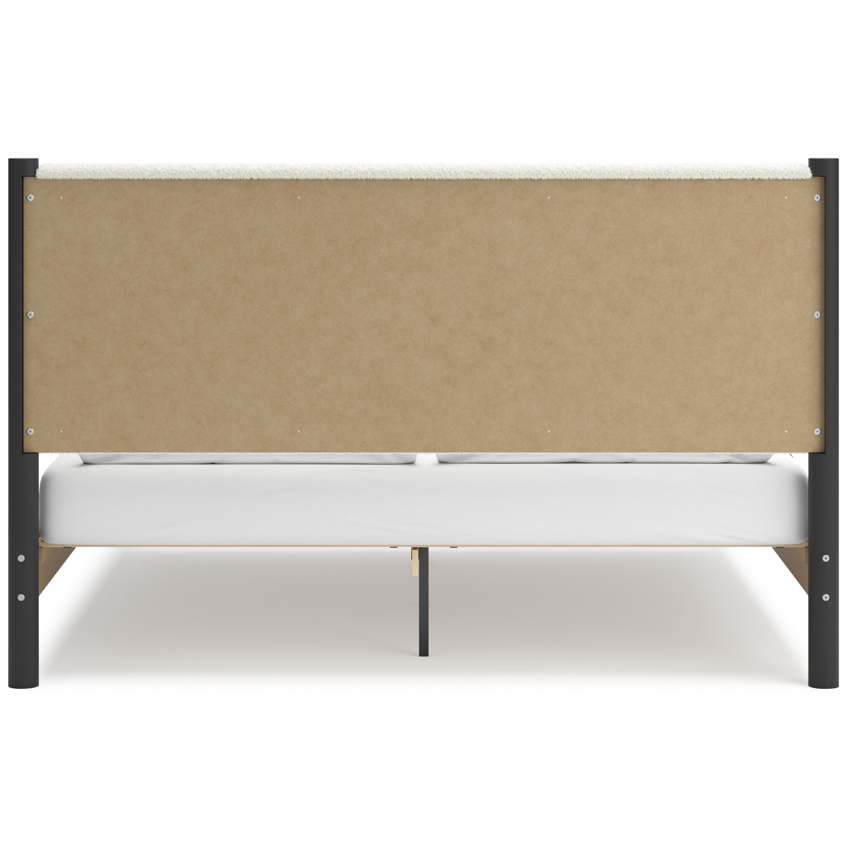 Signature Design by Ashley Cadmori B2616B8 King Upholstered Panel Bed IMAGE 4