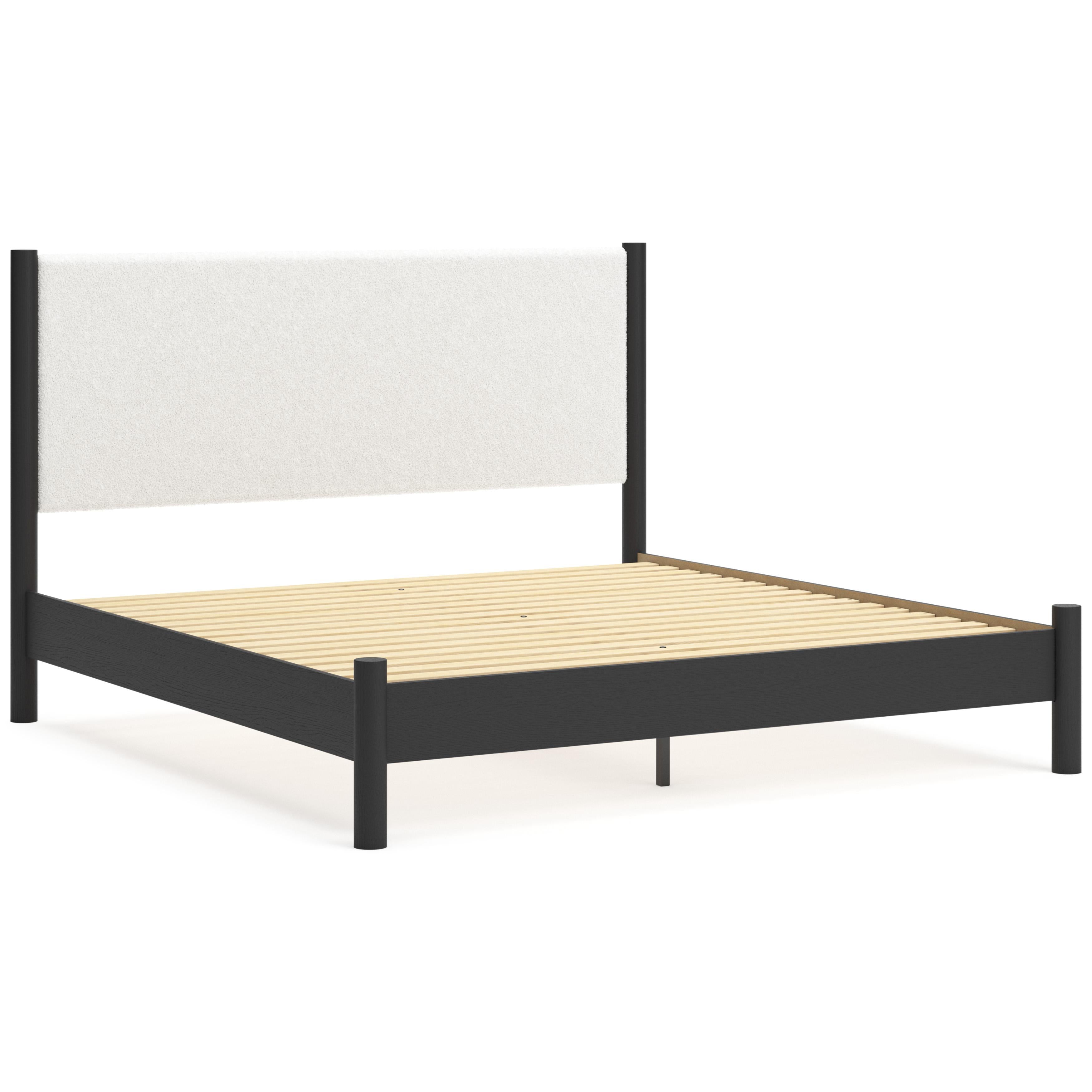 Signature Design by Ashley Cadmori B2616B8 King Upholstered Panel Bed IMAGE 5