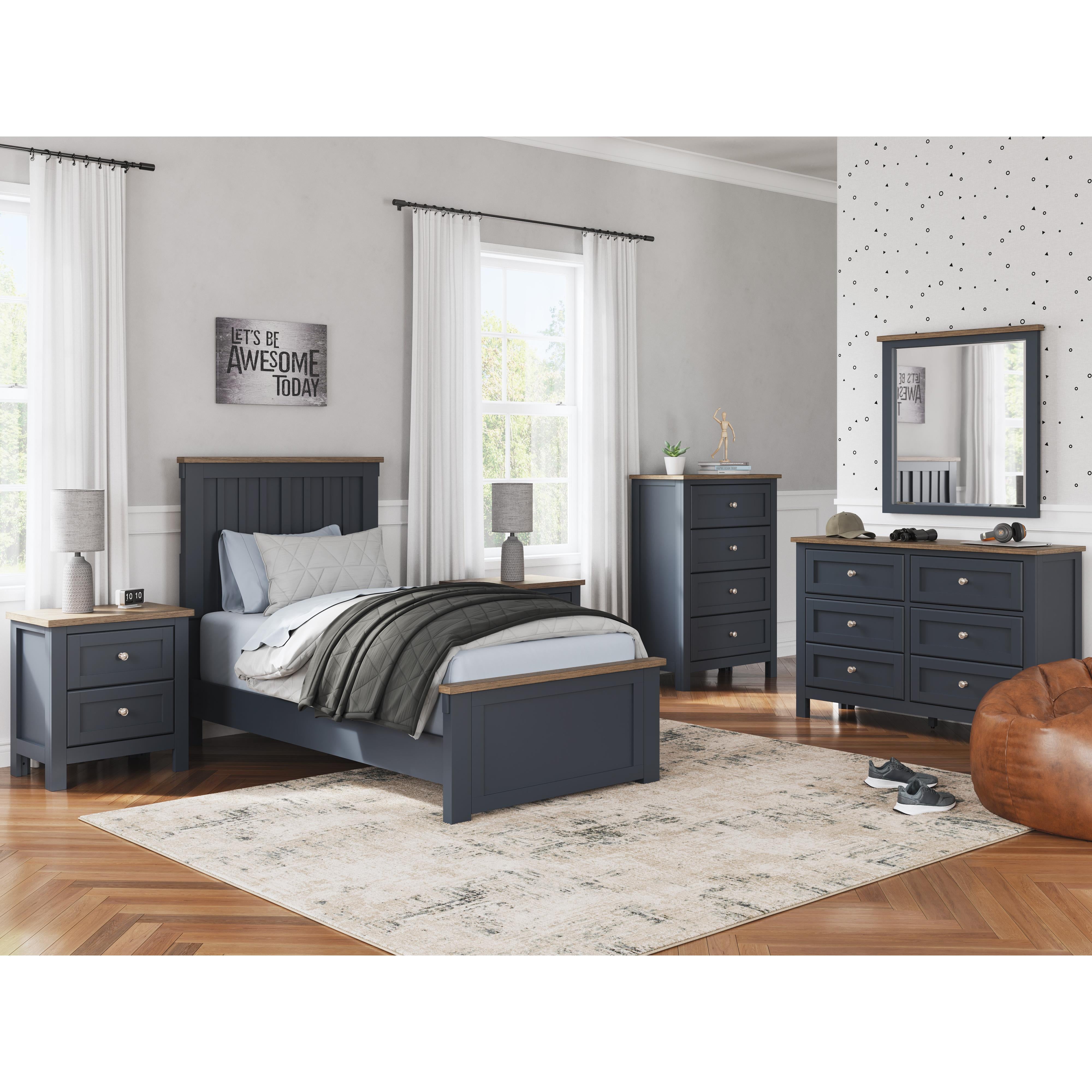 Signature Design by Ashley Landocken B414B1 Dresser and Mirror IMAGE 11