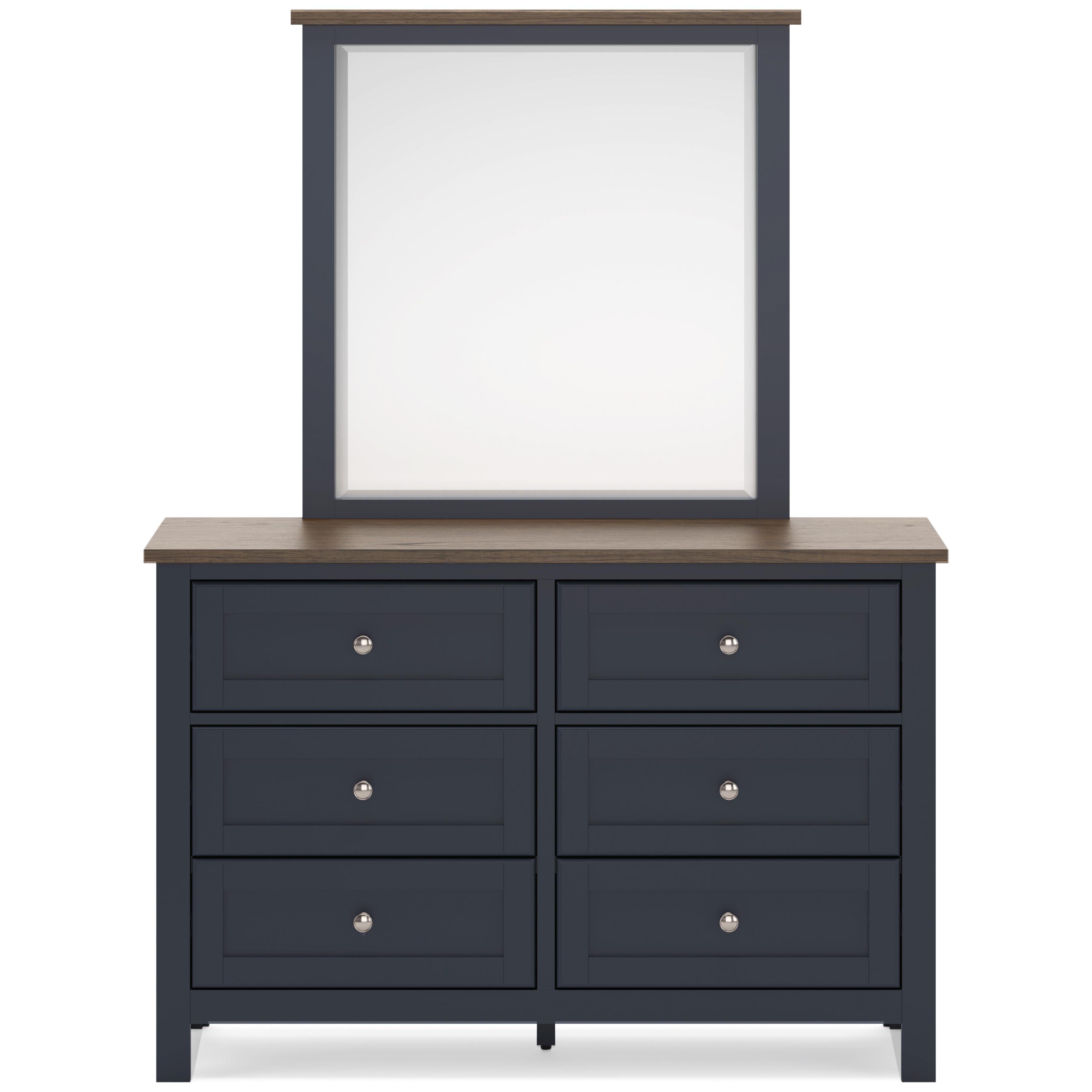 Signature Design by Ashley Landocken B414B1 Dresser and Mirror IMAGE 3
