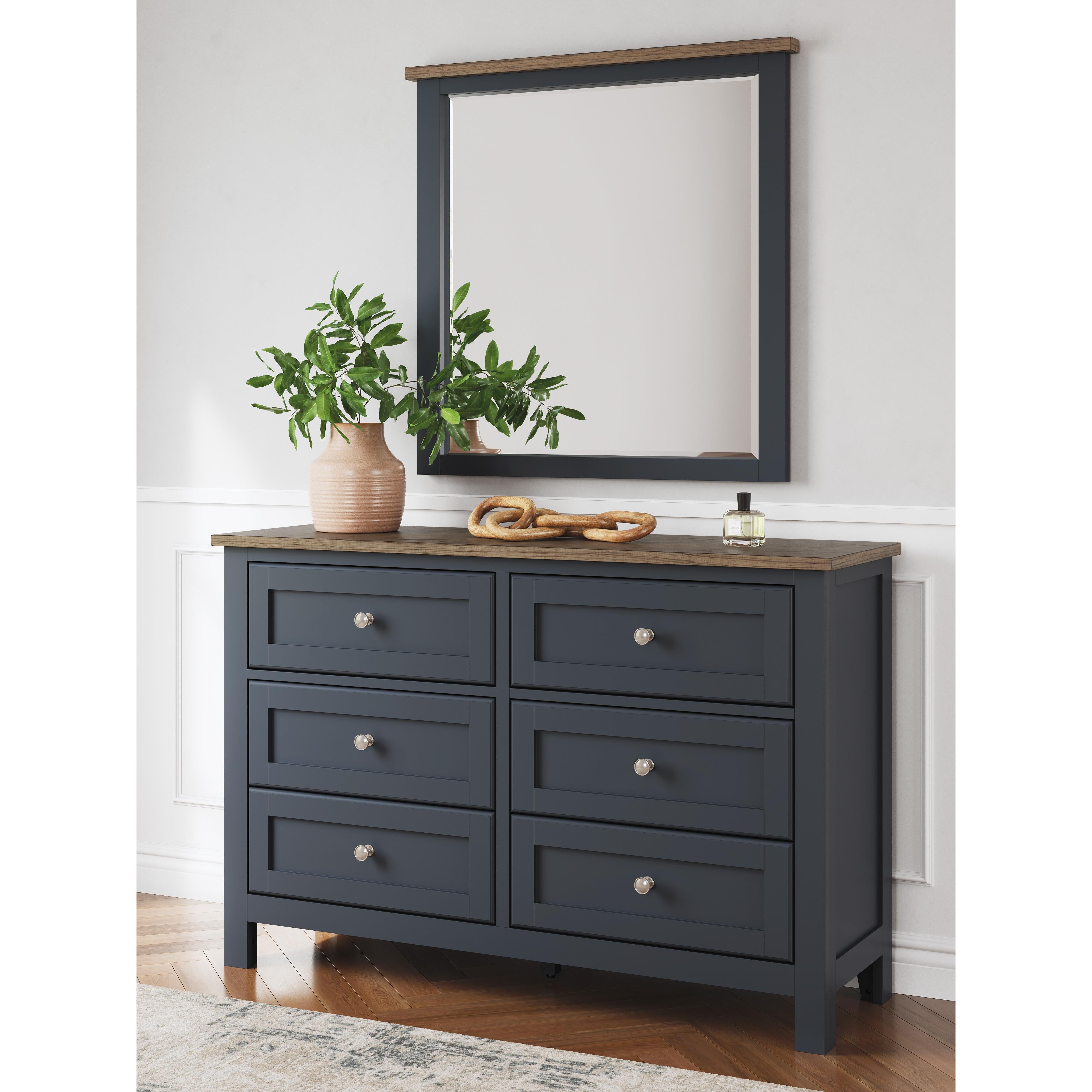 Signature Design by Ashley Landocken B414B1 Dresser and Mirror IMAGE 6
