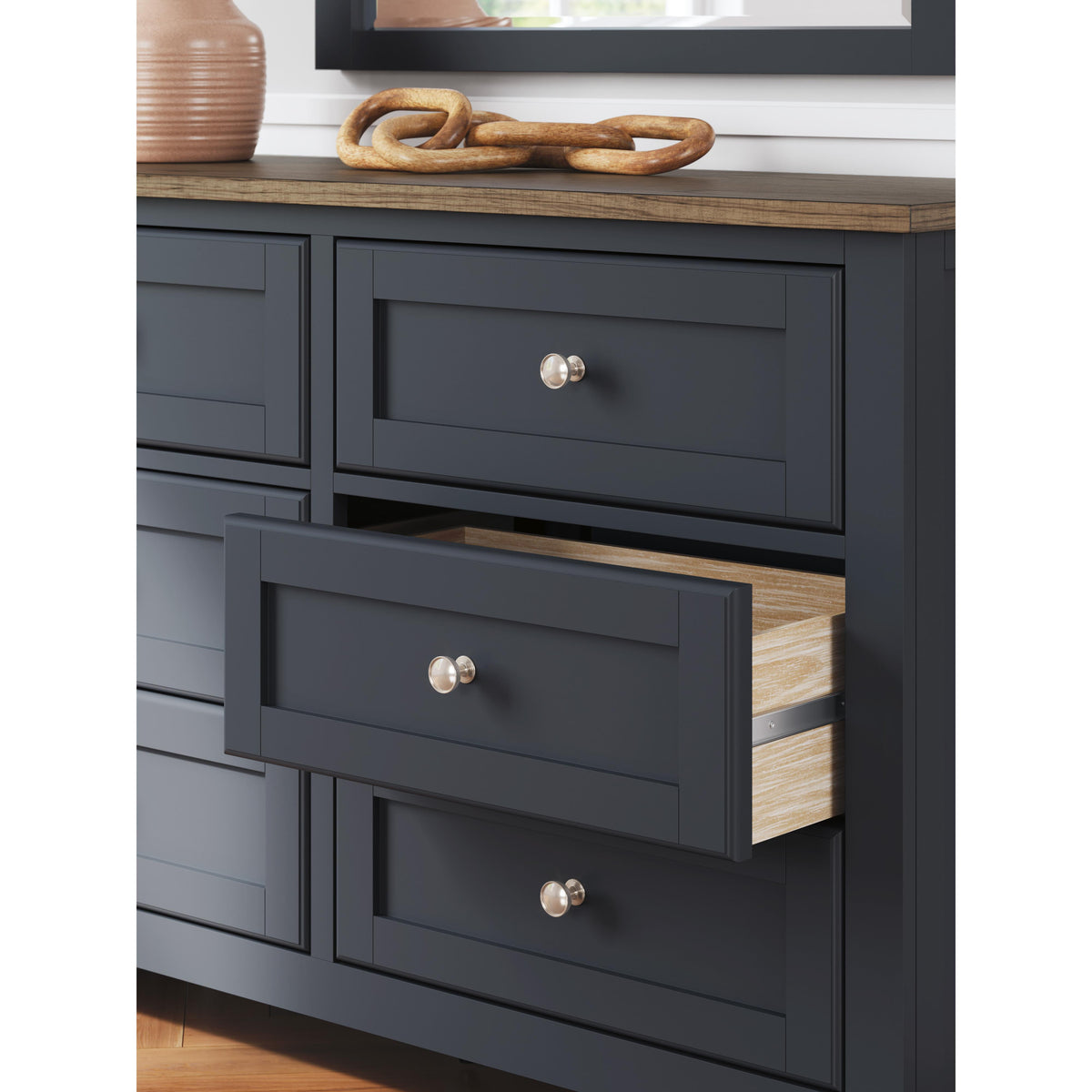 Signature Design by Ashley Landocken B414B1 Dresser and Mirror IMAGE 7