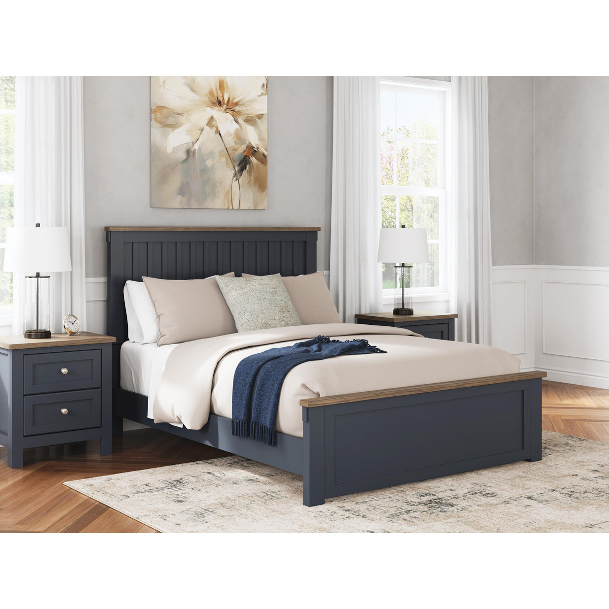 Signature Design by Ashley Landocken B414B10 Queen Panel Bed IMAGE 6