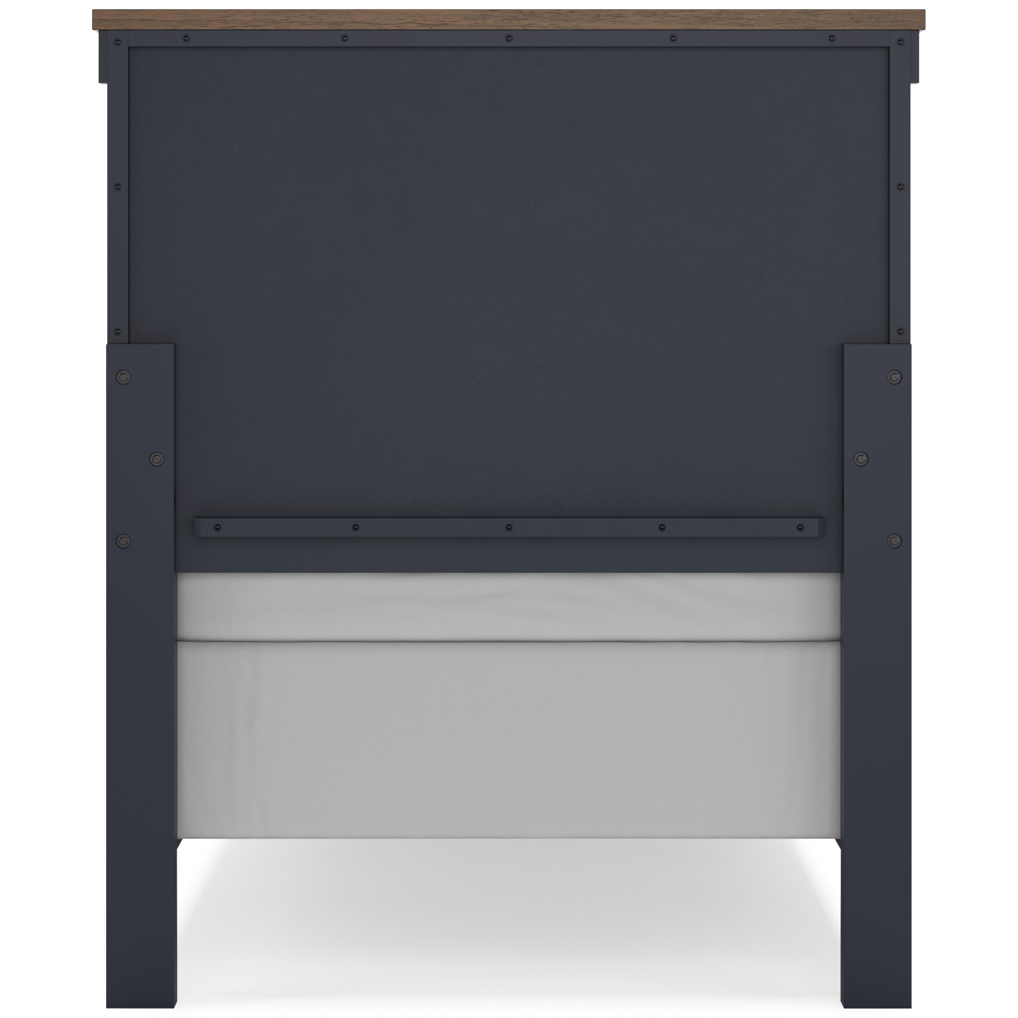 Signature Design by Ashley Landocken B414B2 Twin Panel Bed IMAGE 4
