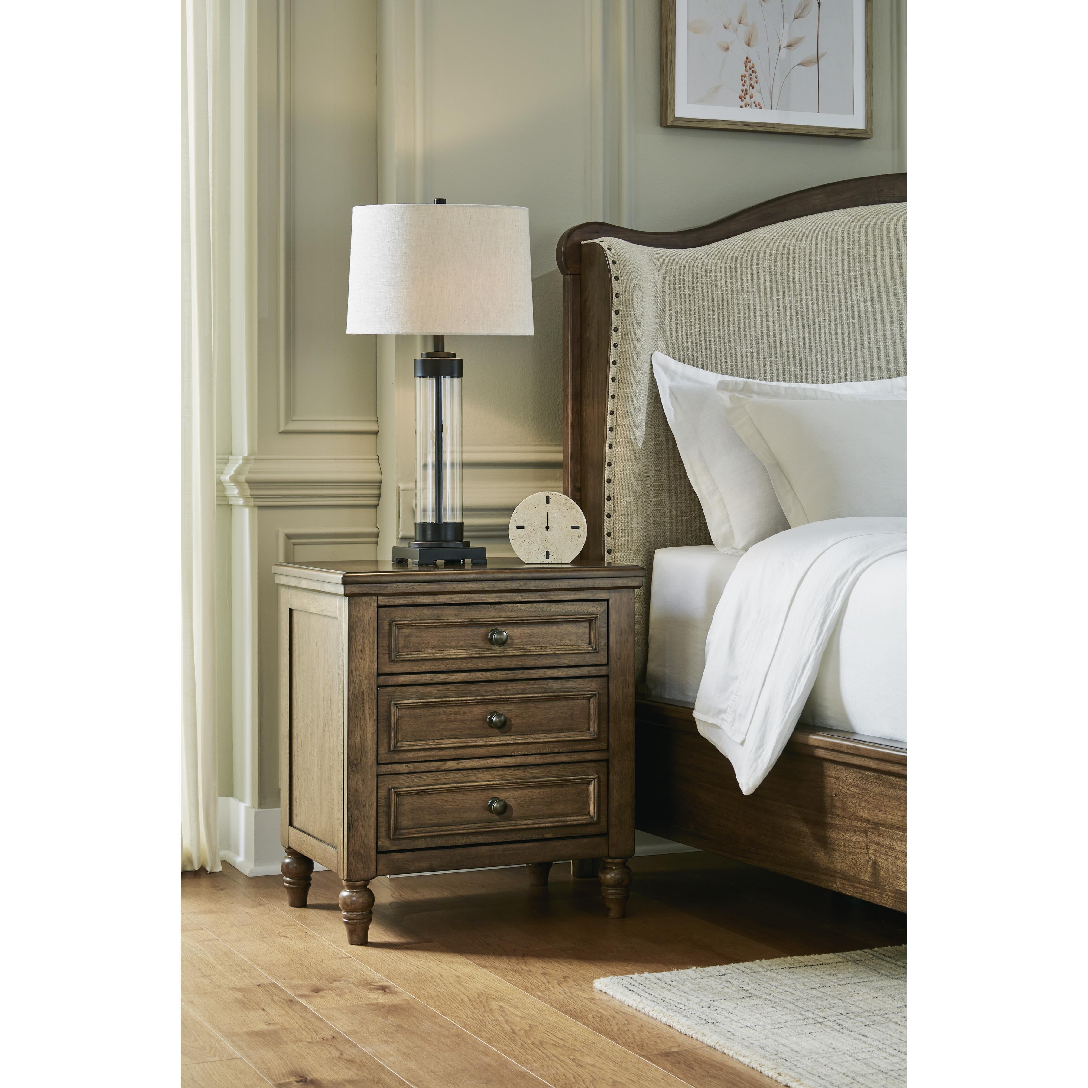 Benchcraft Sturlayne B787-93 Three Drawer Night Stand IMAGE 6