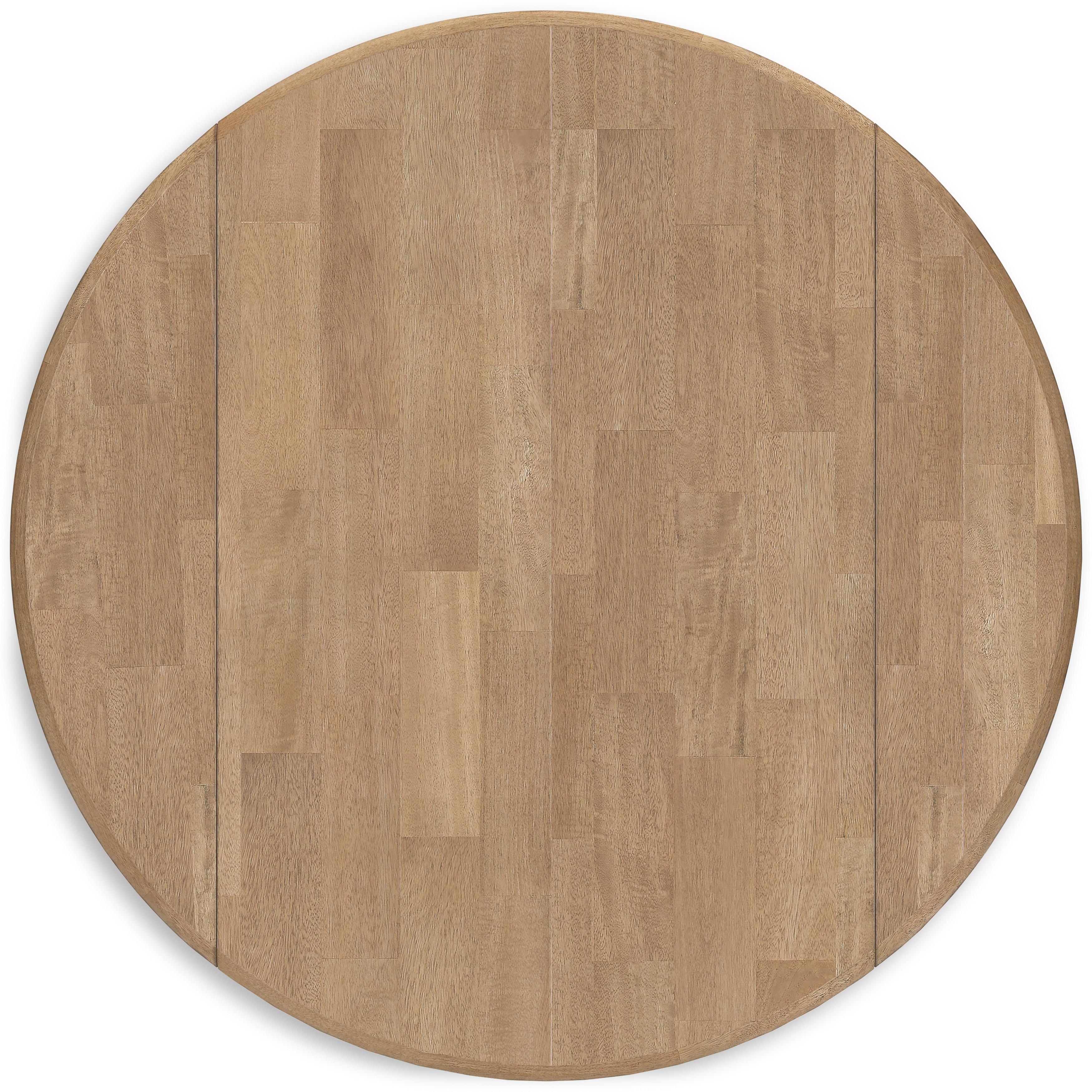 Signature Design by Ashley Gesthaven D398-15 Round Dining Room Drop Leaf Table IMAGE 4