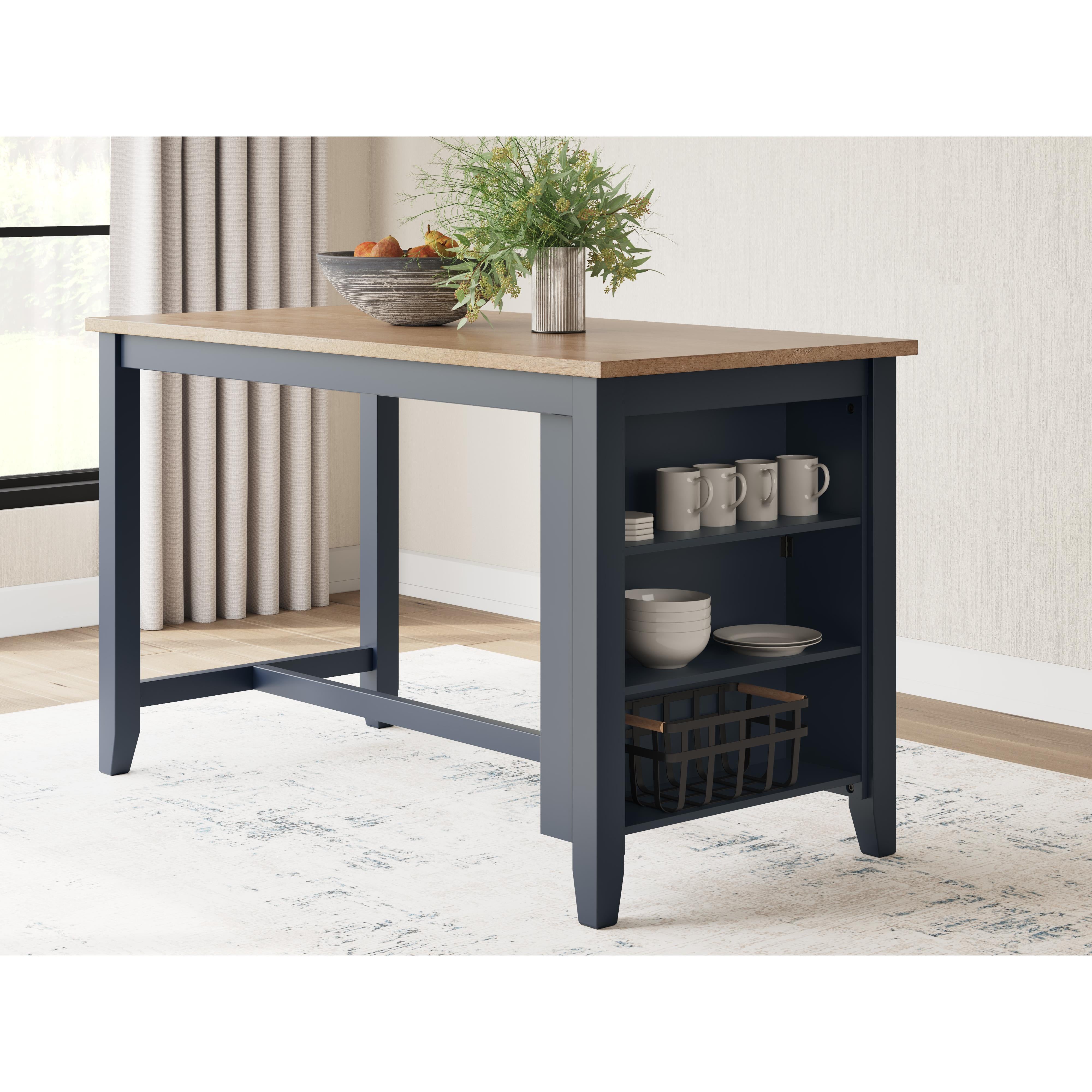 Signature Design by Ashley Gesthaven D399-13 Rectangular Dining Room Counter Table IMAGE 7