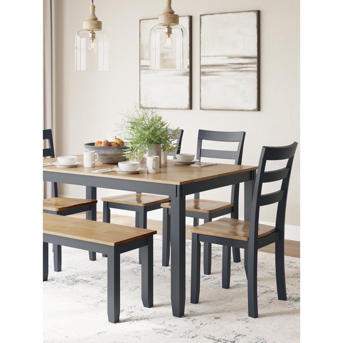 Signature Design by Ashley Gesthaven D399-325 Dining Room Table Set IMAGE 4