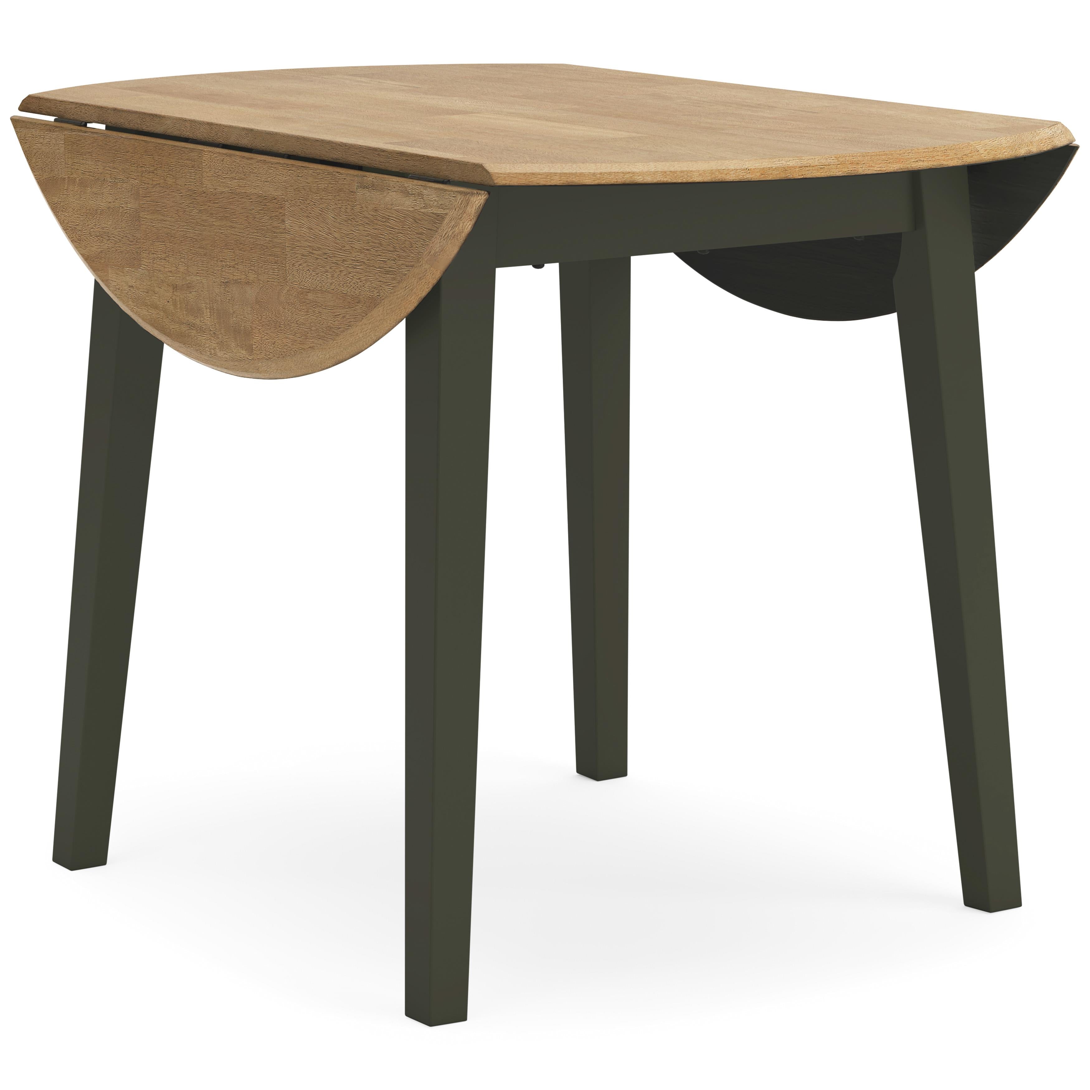 Signature Design by Ashley Gesthaven D401-15 Round Dining Room Drop Leaf Table IMAGE 2