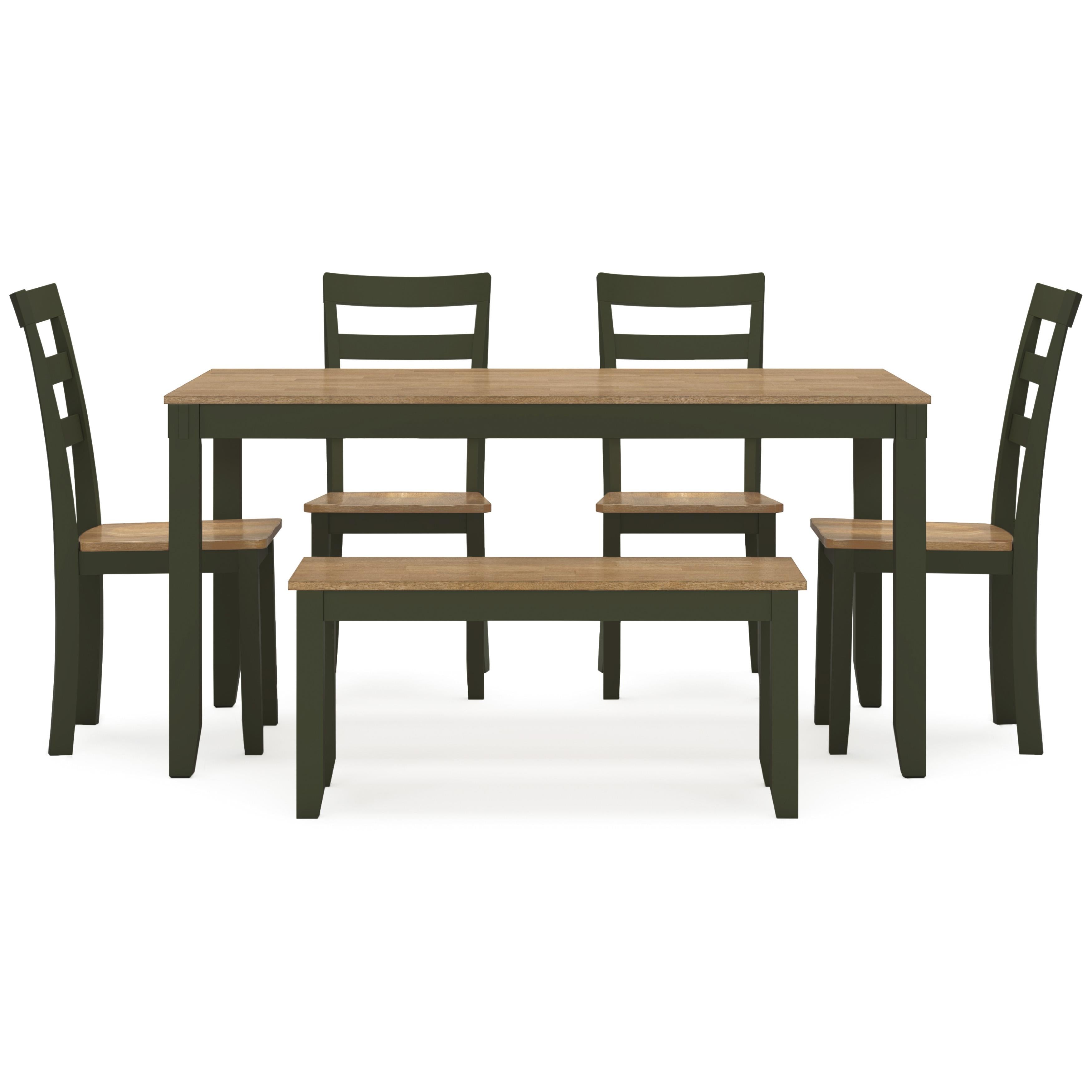 Signature Design by Ashley Gesthaven D401-325 Dining Room Table Set IMAGE 2
