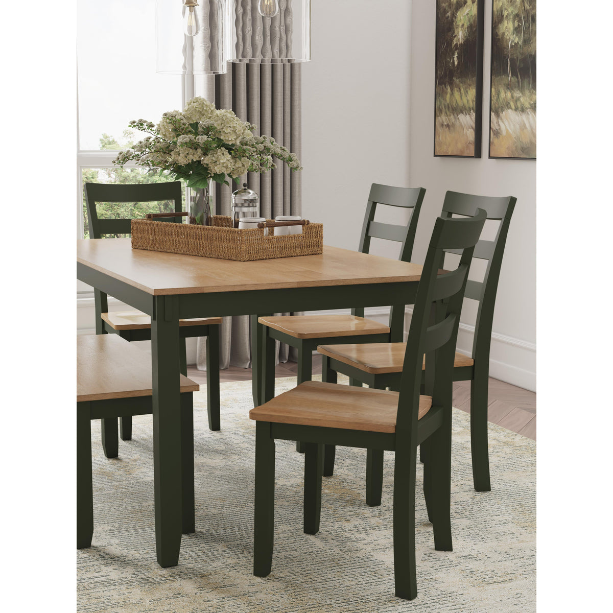 Signature Design by Ashley Gesthaven D401-325 Dining Room Table Set IMAGE 3