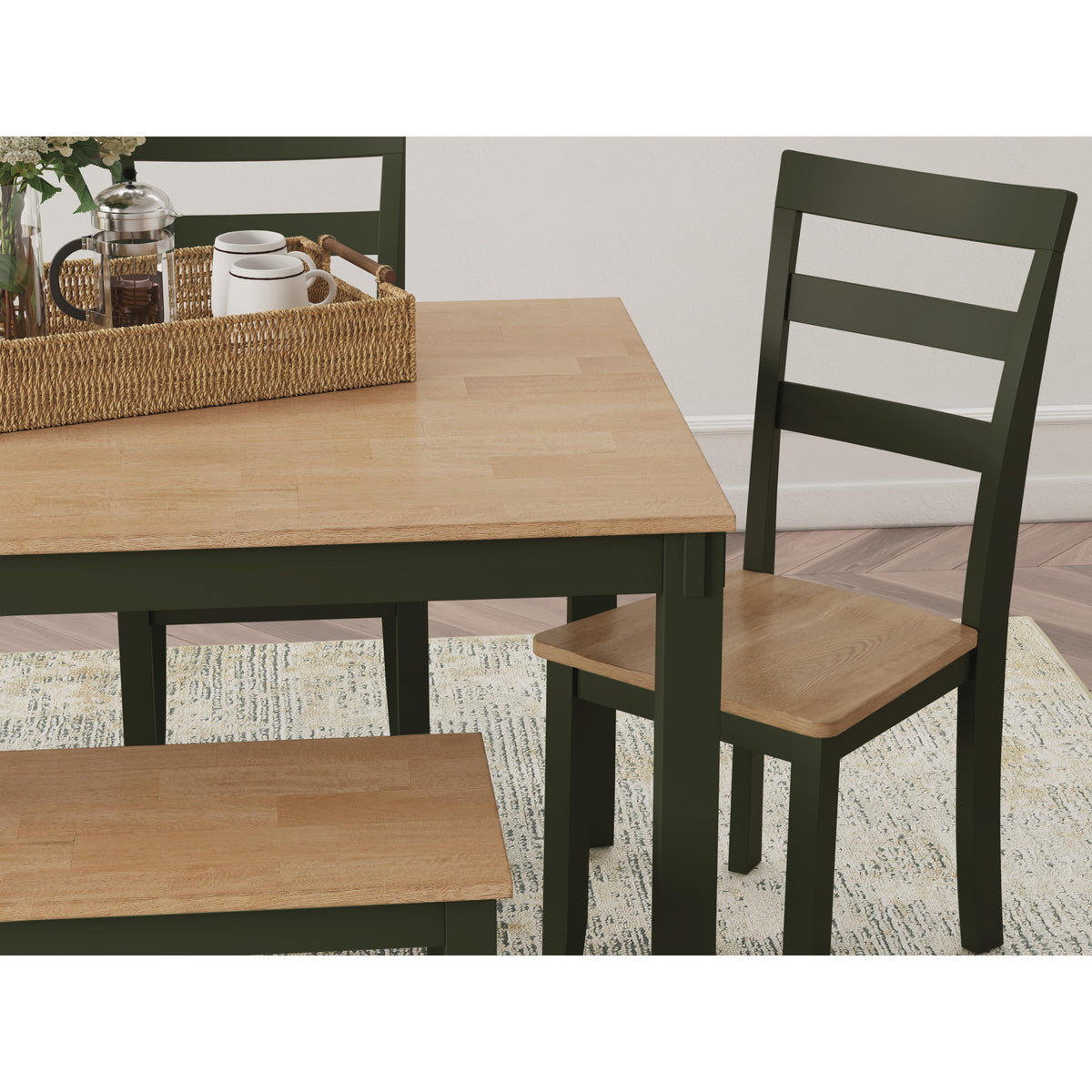 Signature Design by Ashley Gesthaven D401-325 Dining Room Table Set IMAGE 4