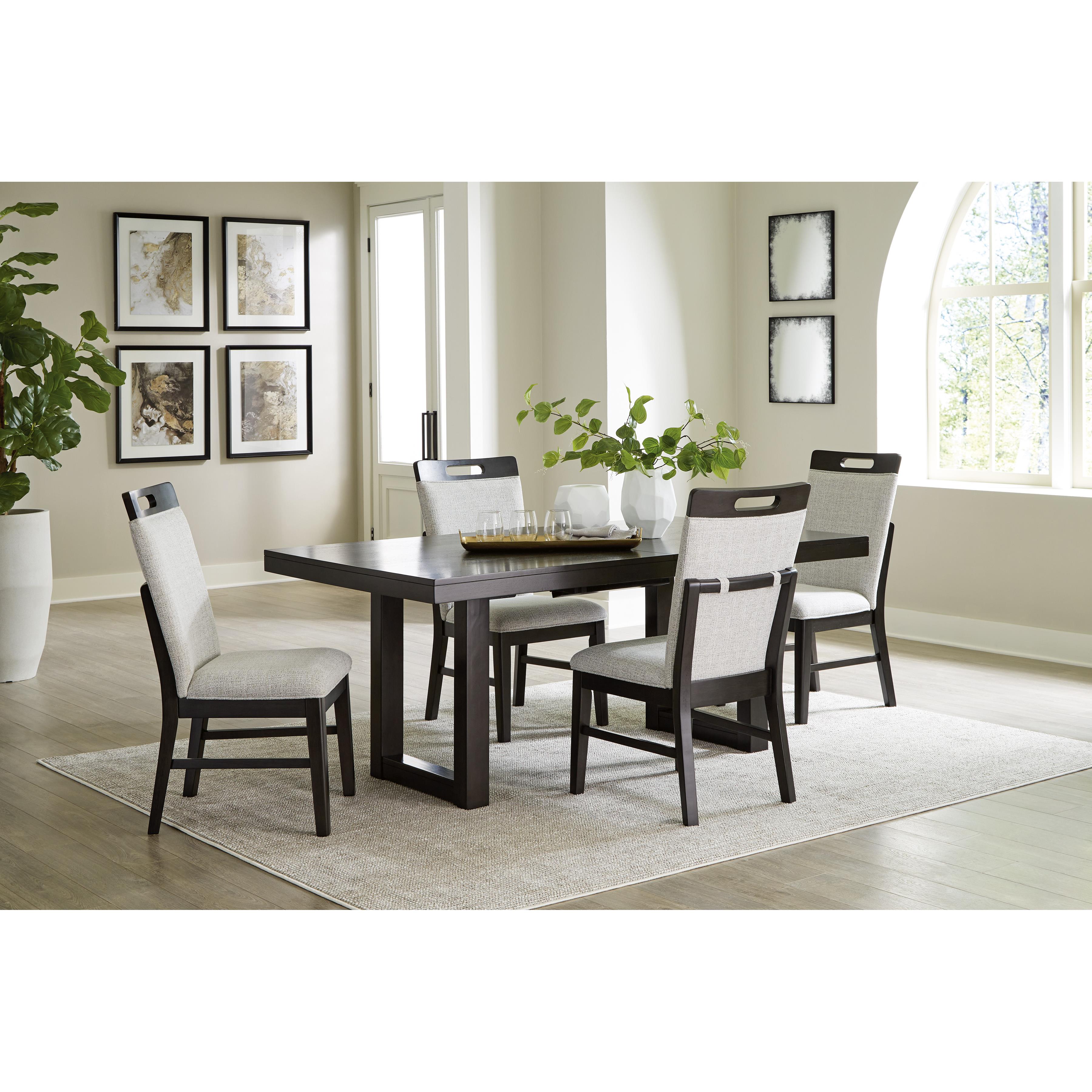 Signature Design by Ashley Neymorton D618-35 Rectangular Dining Room Butterfly Extension Table IMAGE 10