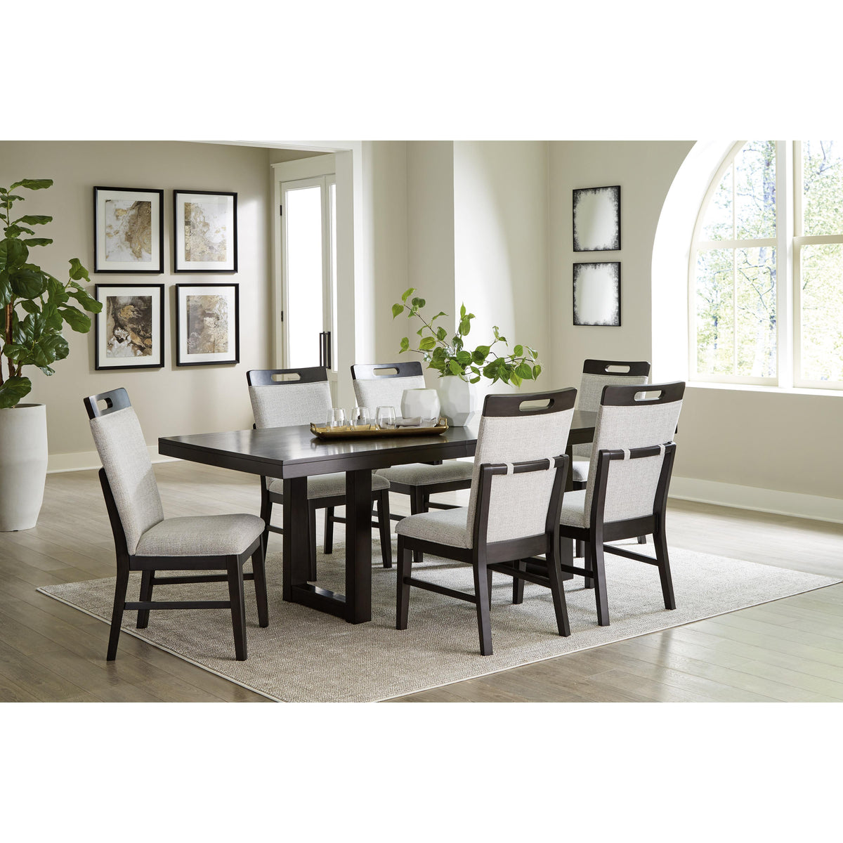 Signature Design by Ashley Neymorton D618-35 Rectangular Dining Room Butterfly Extension Table IMAGE 9