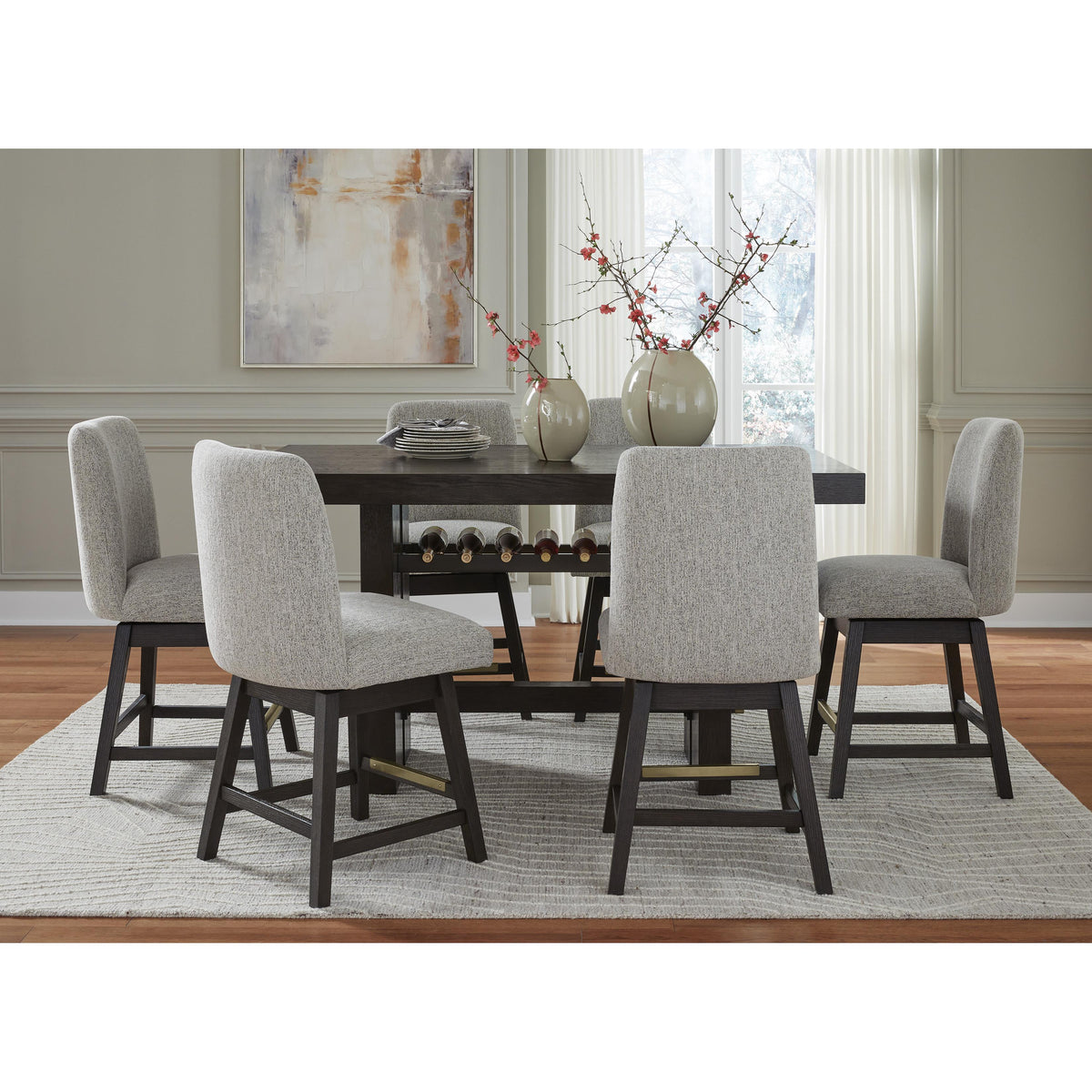 Signature Design by Ashley Burkhaus D984-32 Rectangular Dining Room Counter Table IMAGE 6