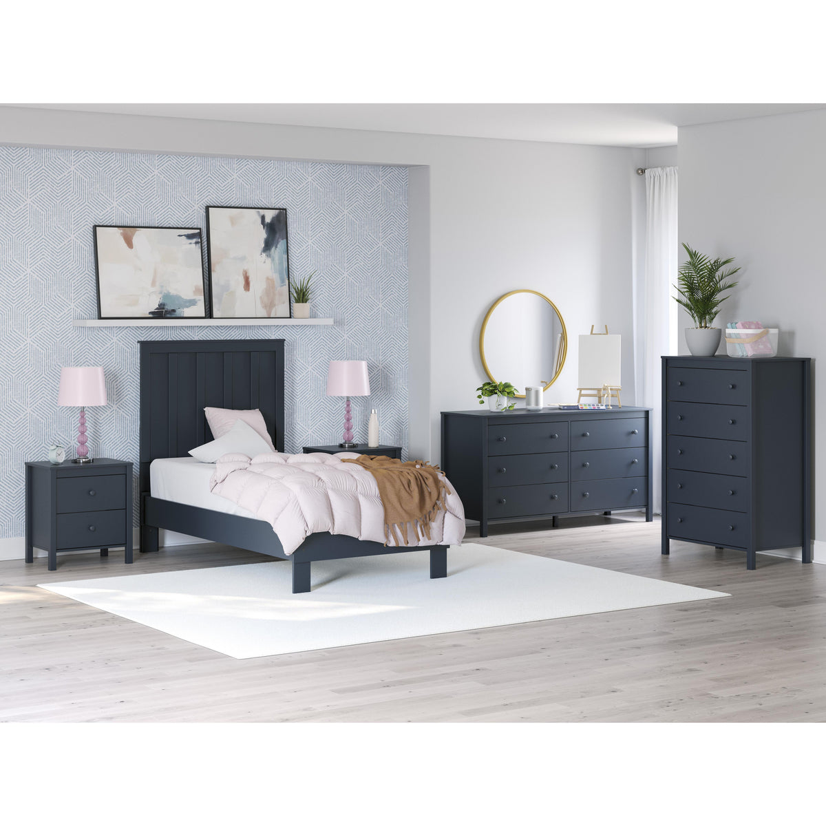 Signature Design by Ashley Simmenfort EB1528-292 Two Drawer Night Stand IMAGE 12