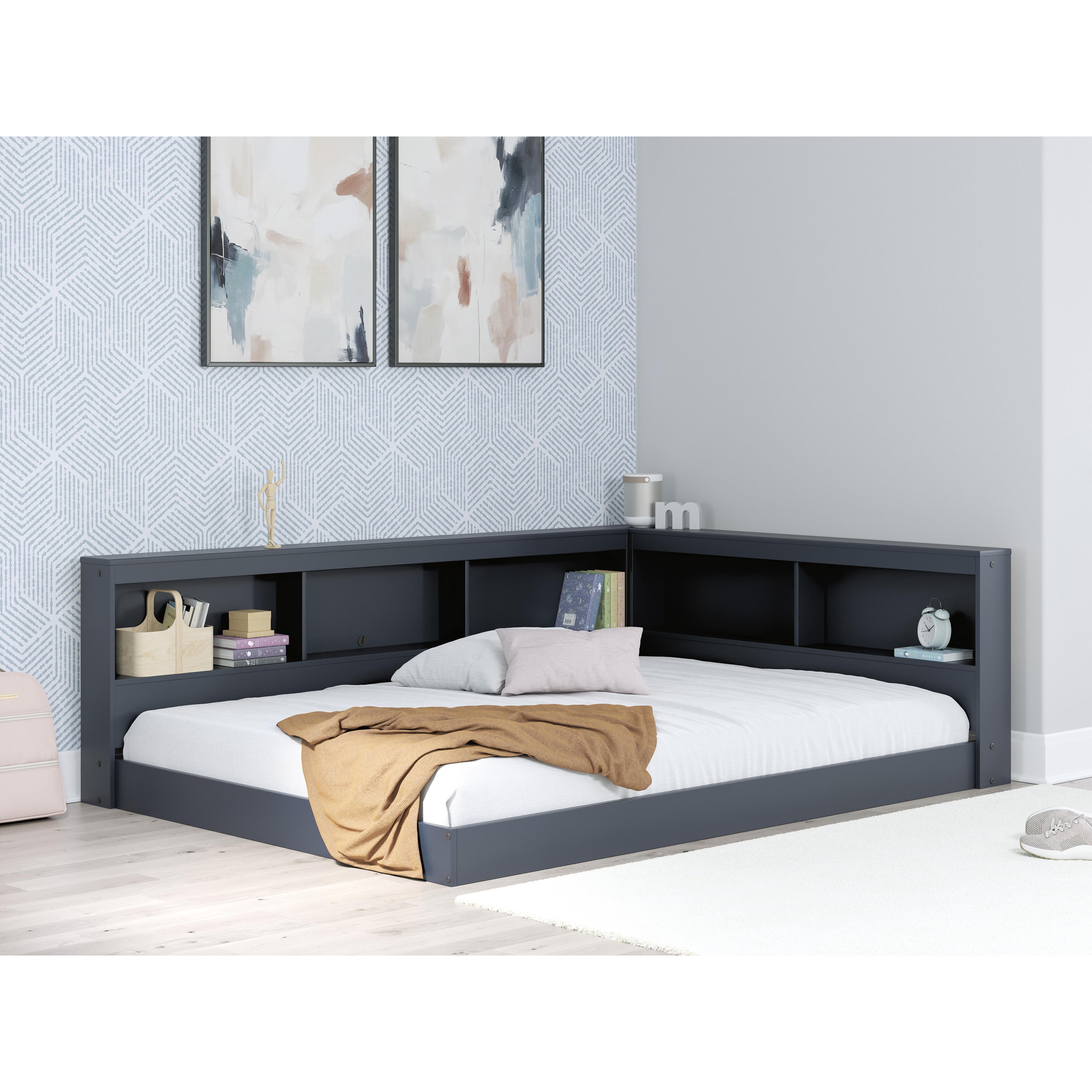 Signature Design by Ashley Simmenfort EB1528B4 Full Bookcase Storage Bed IMAGE 7
