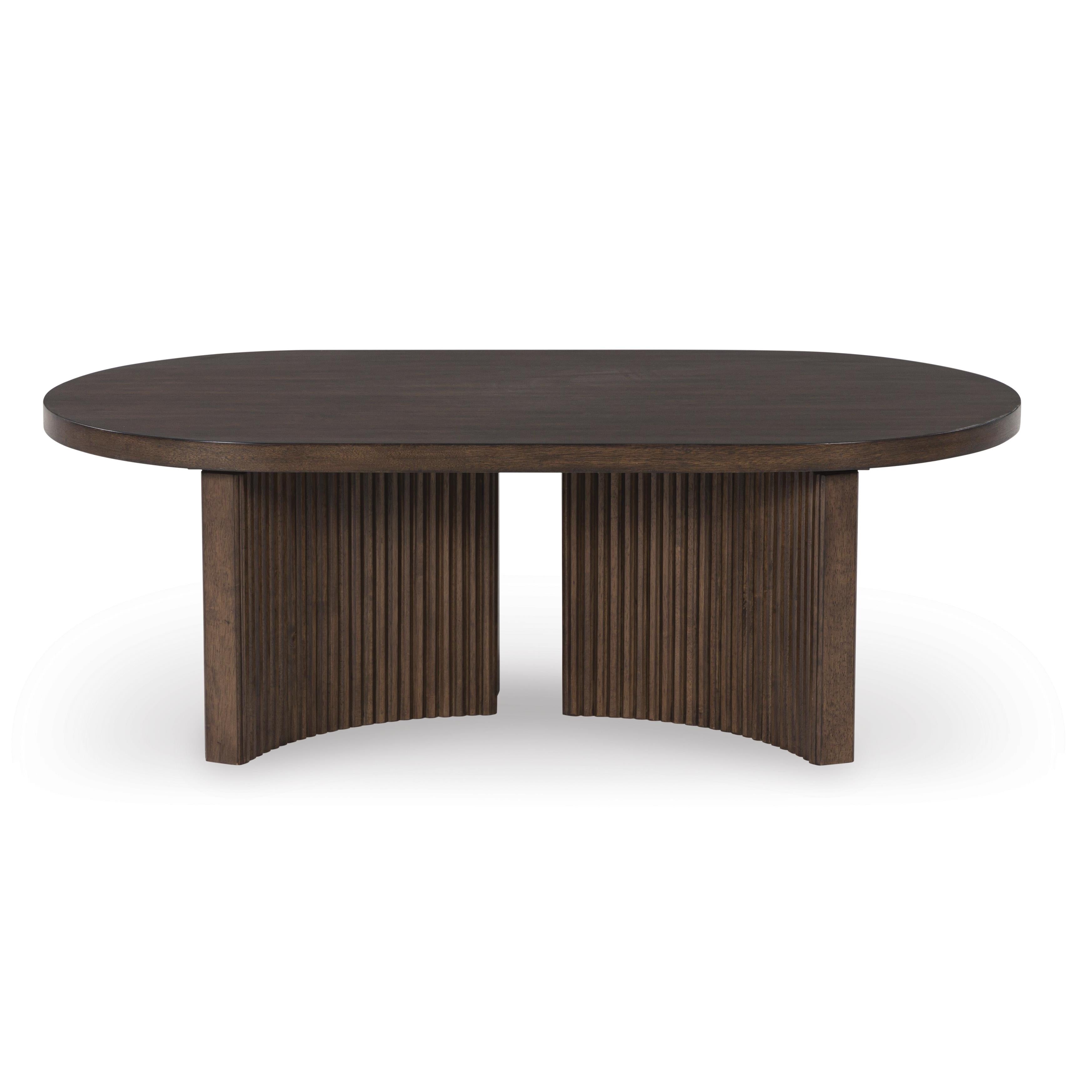 Signature Design by Ashley Korestone T689-0 Oval Cocktail Table IMAGE 2