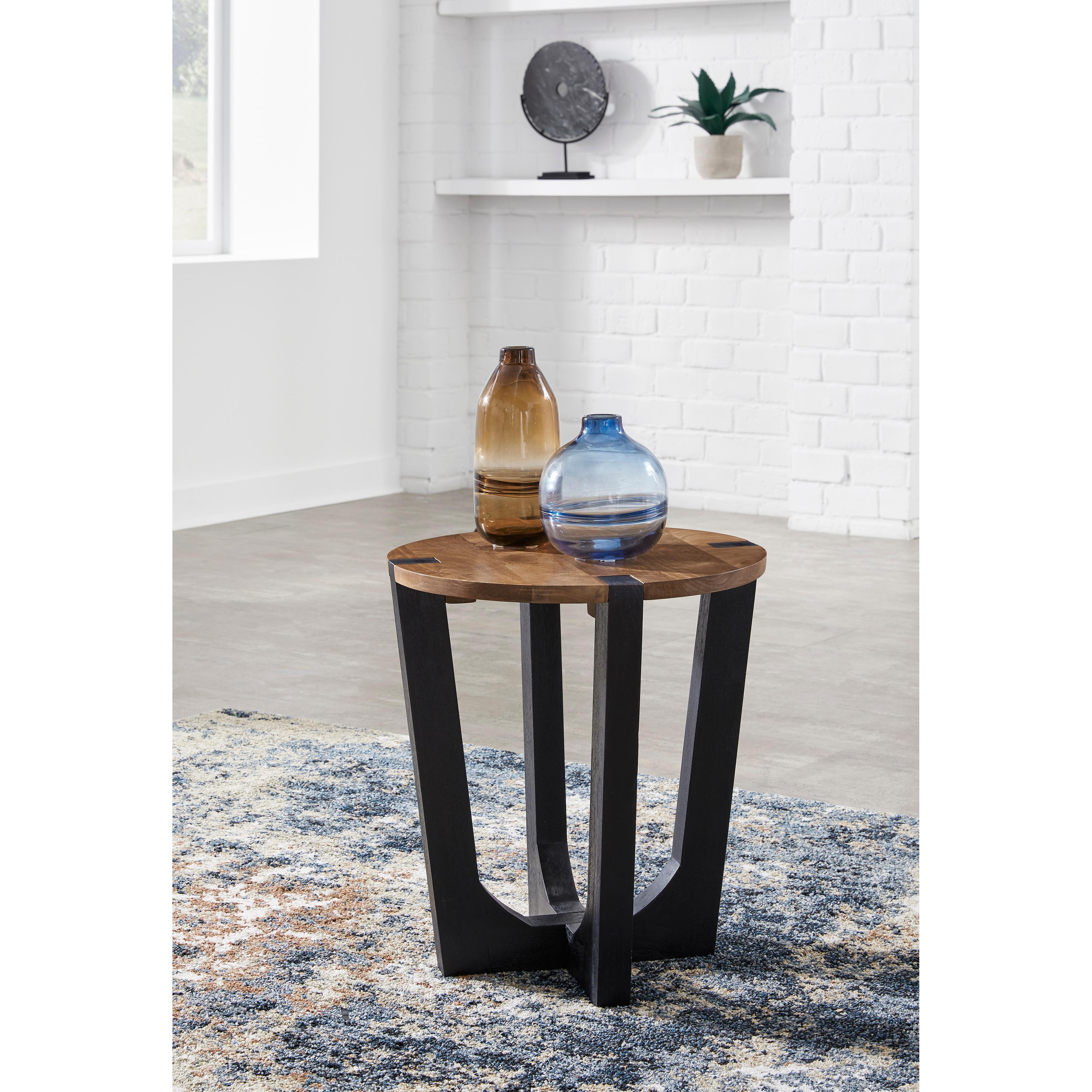 Signature Design by Ashley Hanneforth T726T1 Coffee Table and 2 End Tables IMAGE 4
