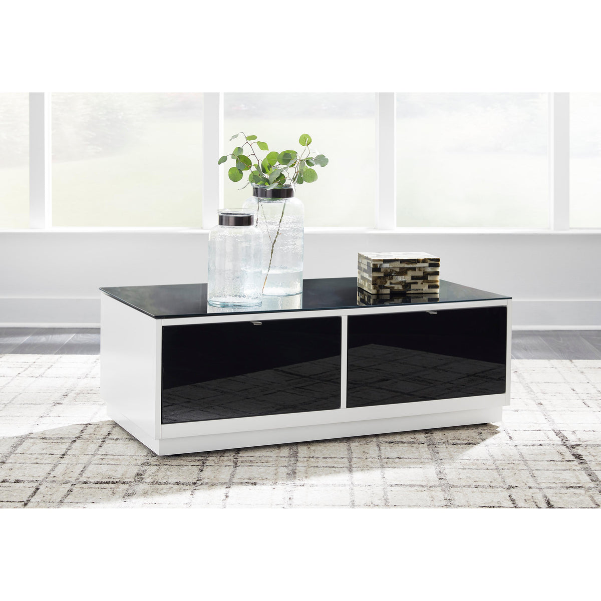Signature Design by Ashley Gardoni T756T2 Coffee Table and 2 Chairside End Tables IMAGE 2