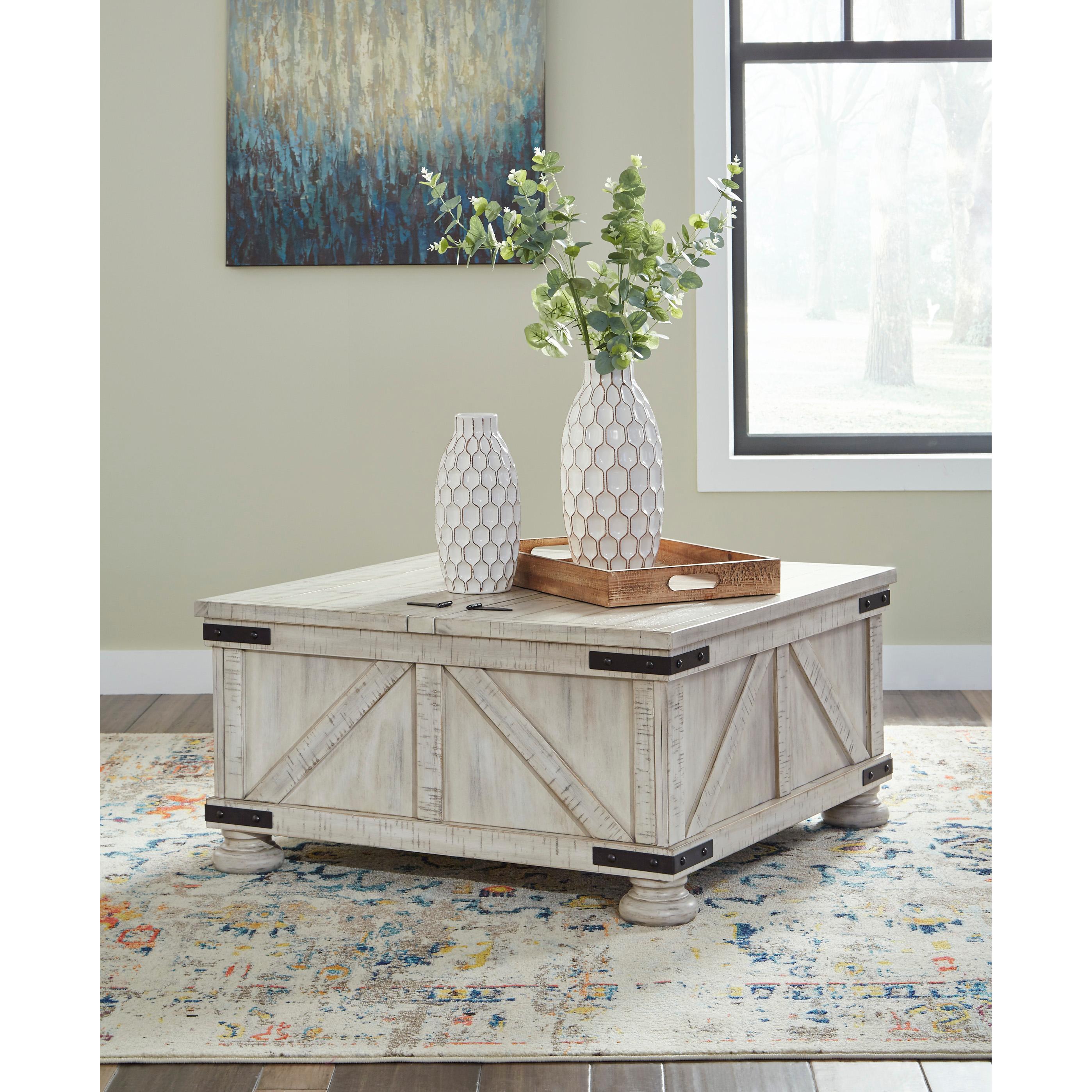 Signature Design by Ashley Carynhurst T929T1 Coffee Table and 2 End Tables IMAGE 2