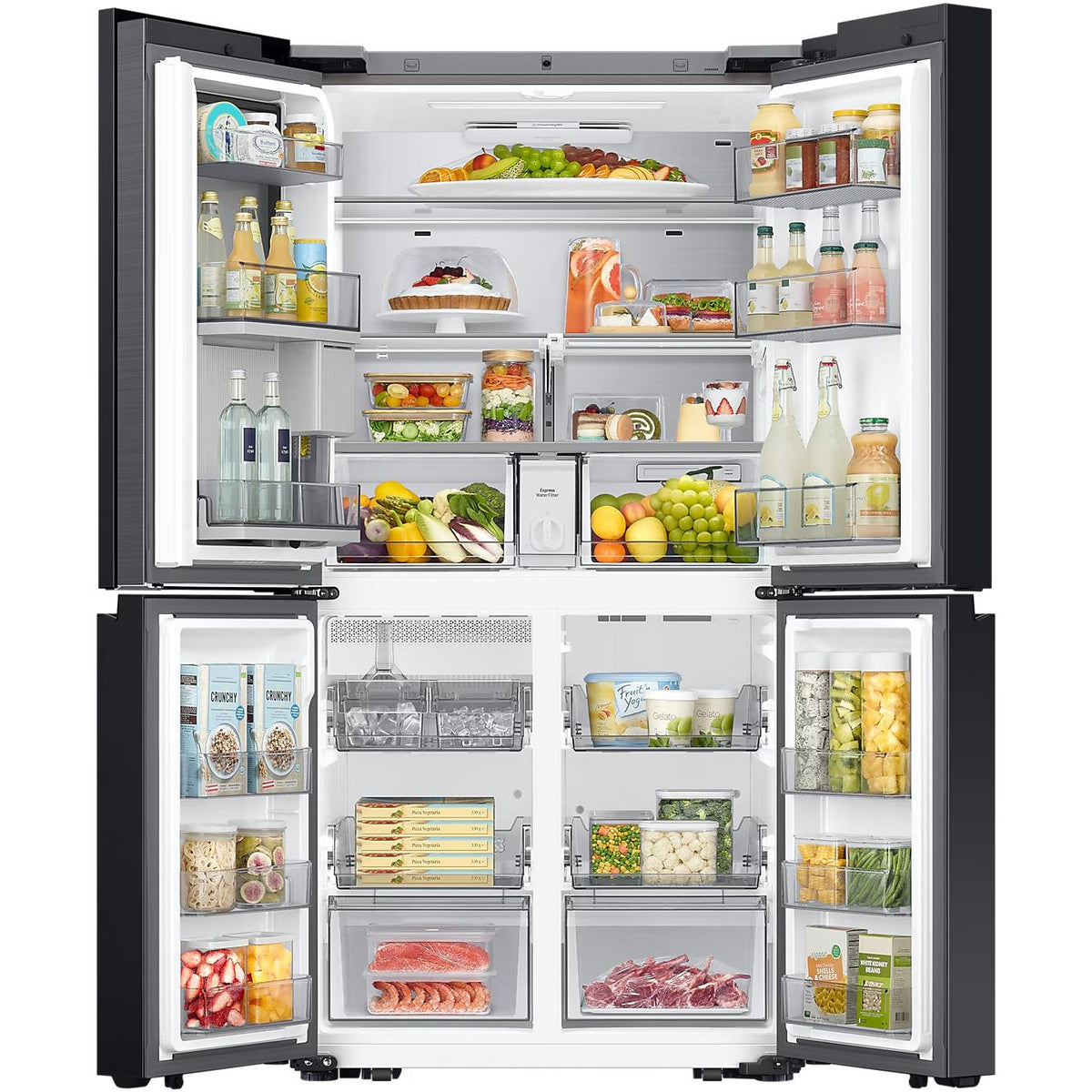 Samsung Bespoke 36-inch, 23 cu. ft 4-Door Refrigerator RF23DB9900QDAC IMAGE 6