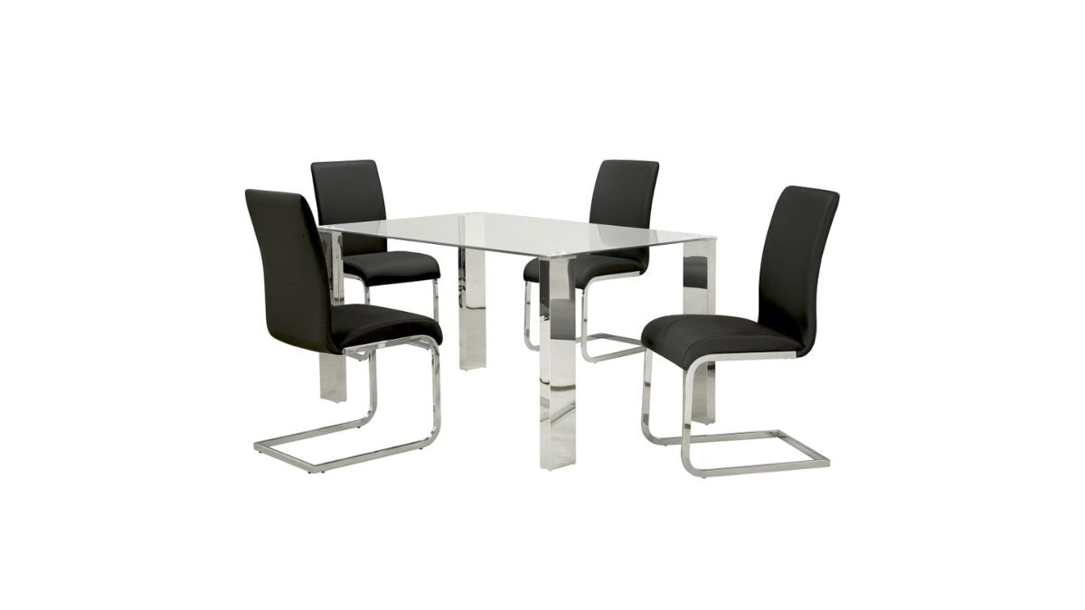 WORLDWIDE HOME FURNISHINGS FRANKFURT/MAXIM 5PC DINING SET