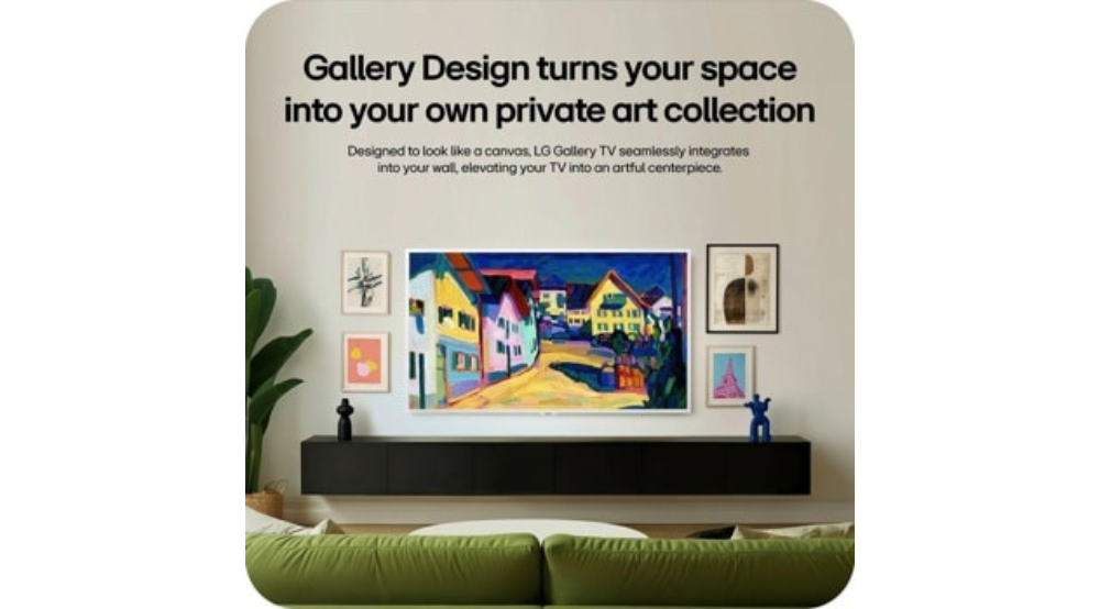 65" LG Gallery TV AI with frame LX7 4K ART TV (65LX7BPUA)-2026