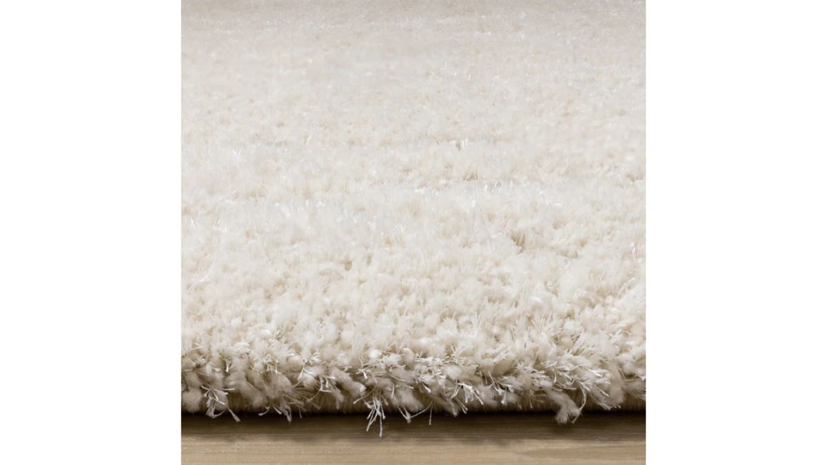 Roman Cream Subtle Diamond Pattern Rug