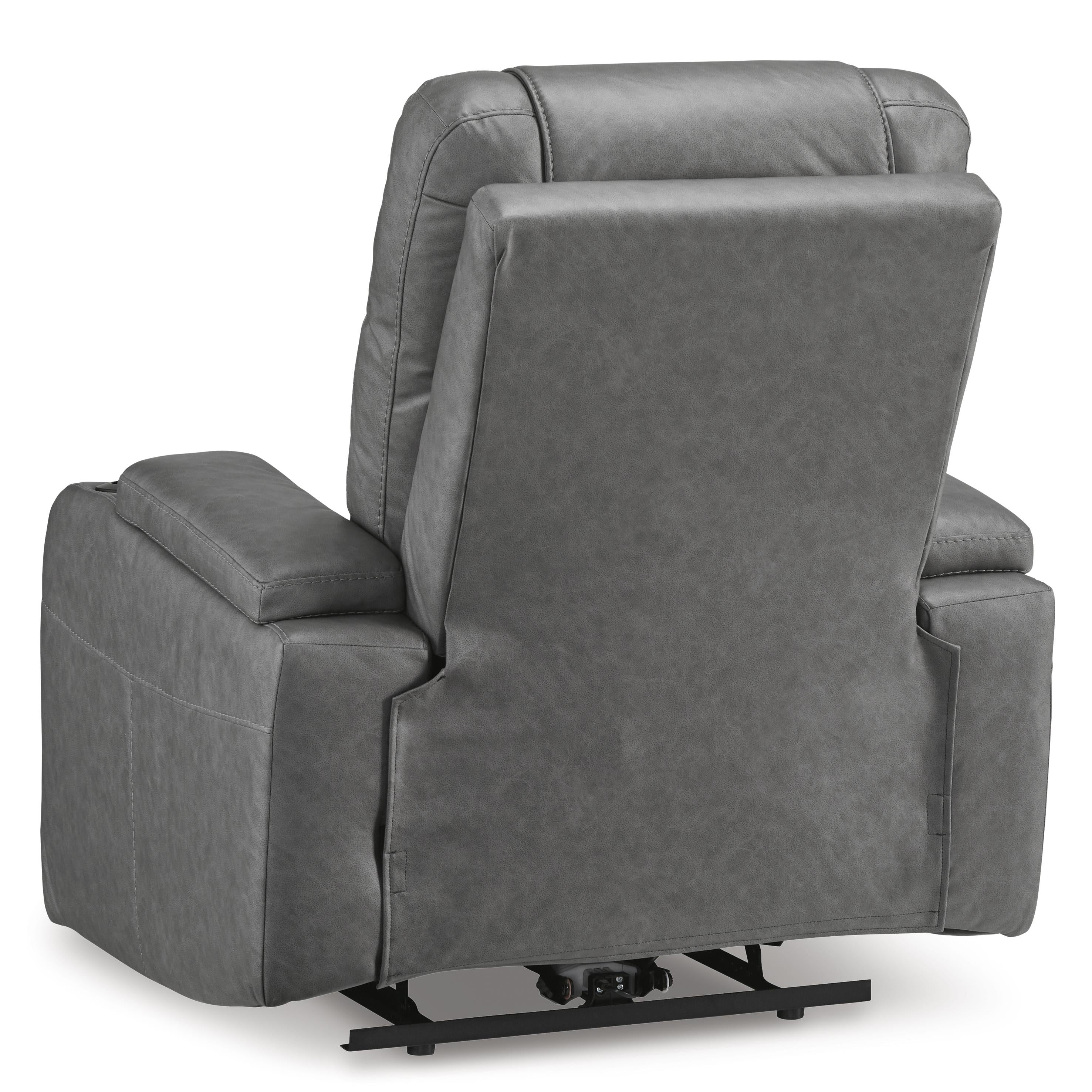 Signature Design by Ashley Schooner Rocks 1610213 Power Recliner with Adjustable Headrest IMAGE 5