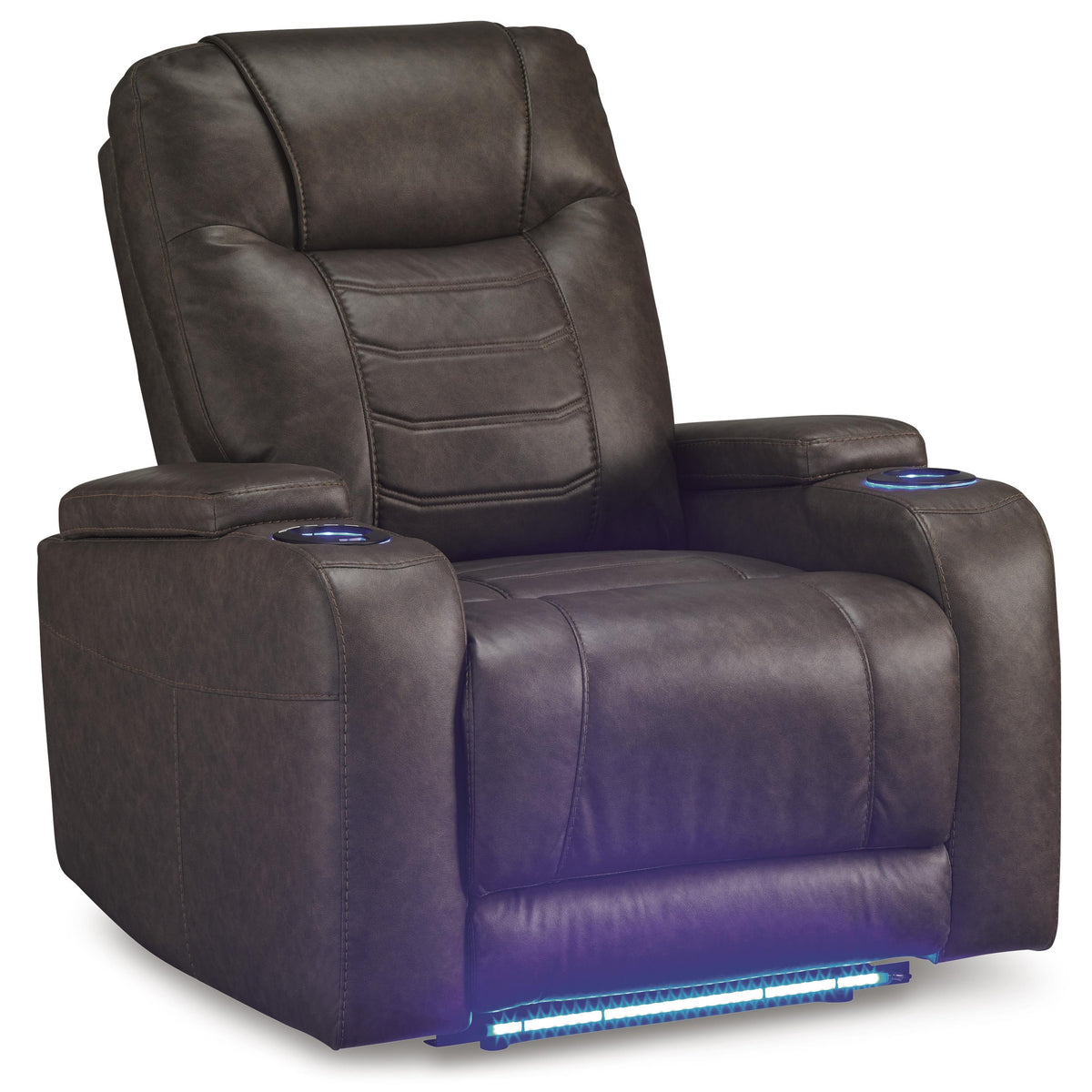Signature Design by Ashley Schooner Rocks 1610413 Power Recliner with Adjustable Headrest IMAGE 1