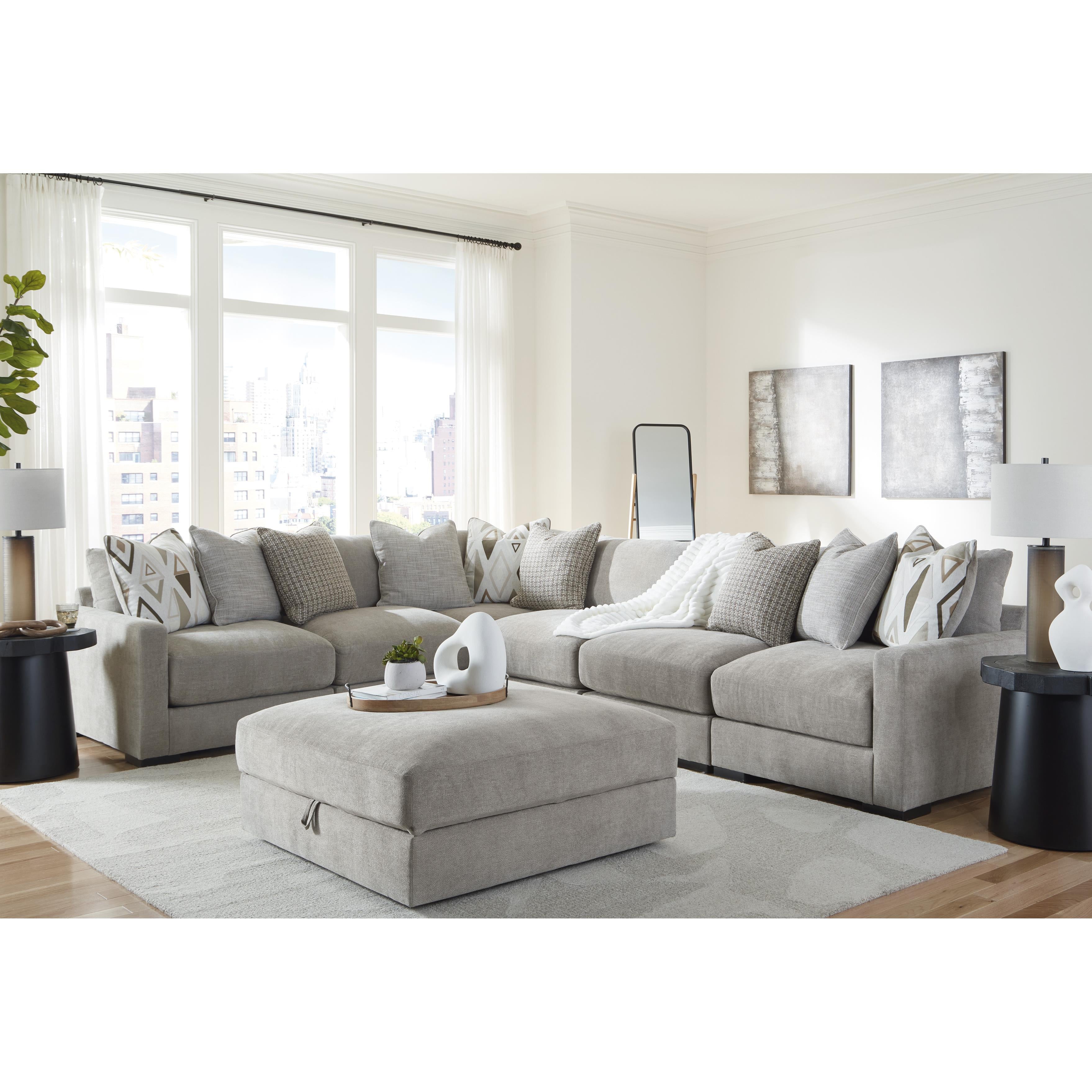 Benchcraft Aslan Court 2030511 Ottoman With Storage IMAGE 13