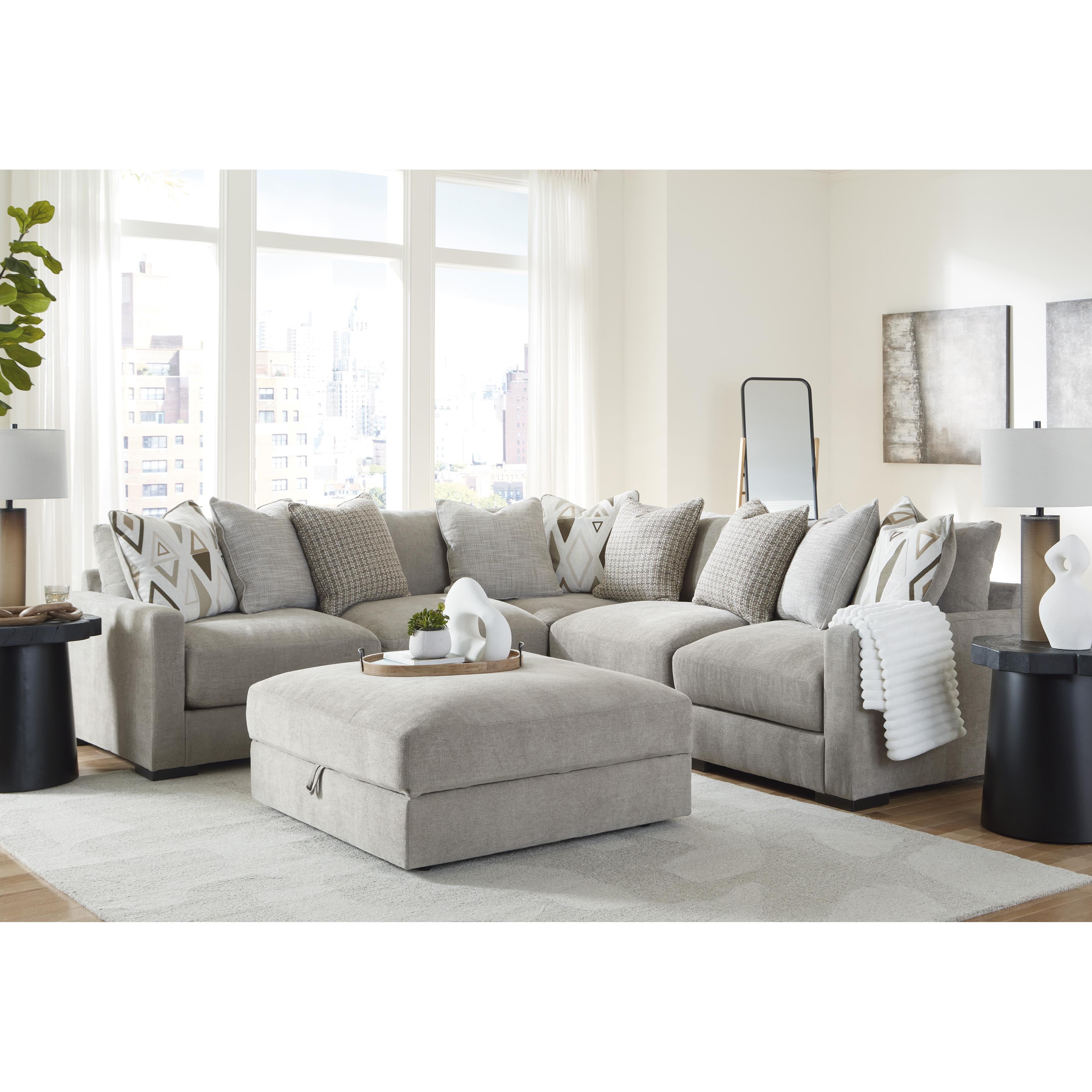 Benchcraft Aslan Court 2030511 Ottoman With Storage IMAGE 14