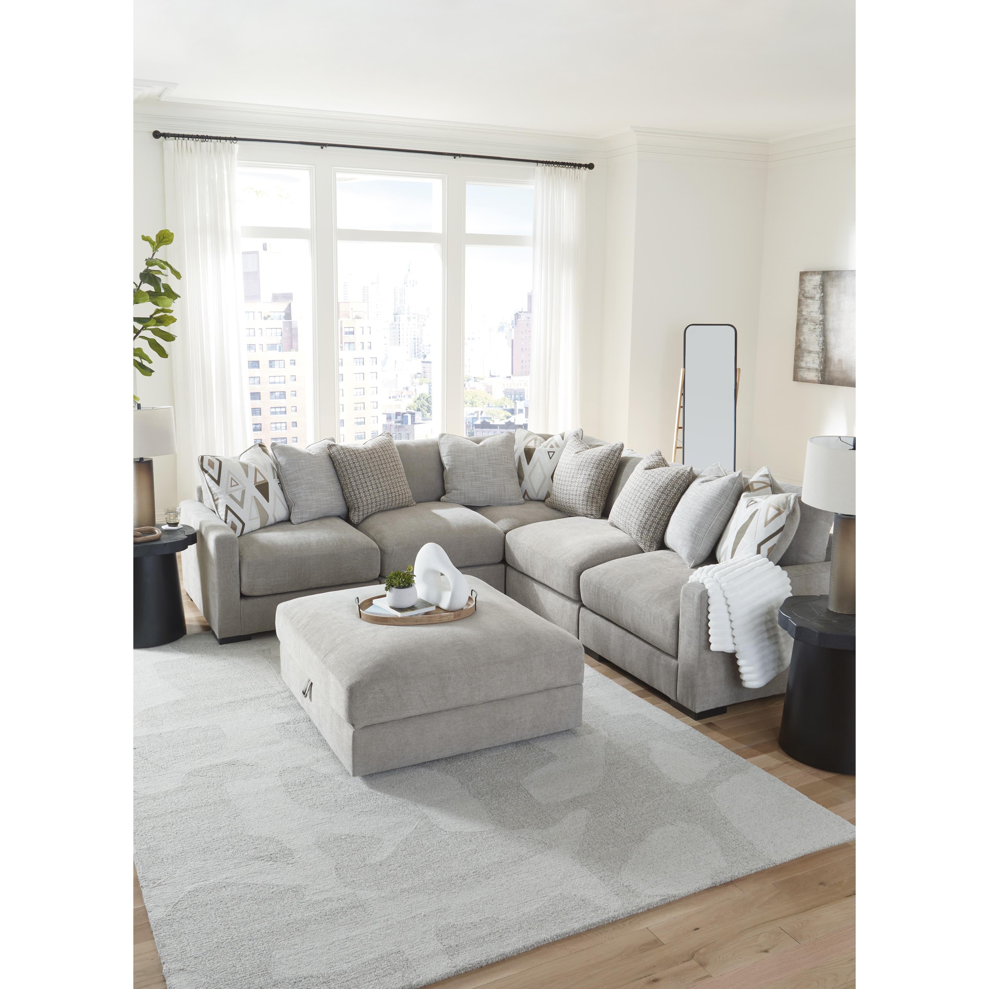 Benchcraft Aslan Court 2030511 Ottoman With Storage IMAGE 9