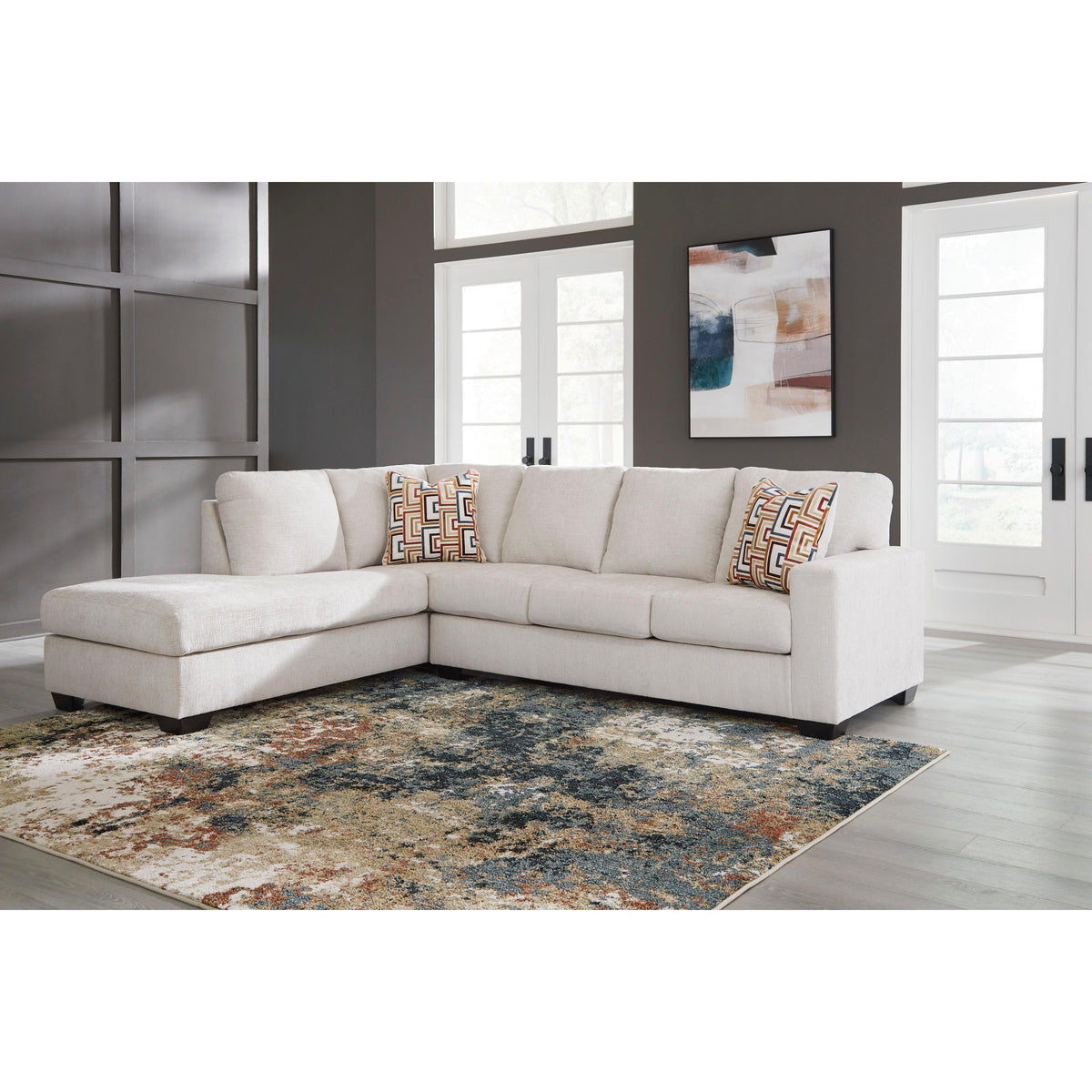 Signature Design by Ashley Aviemore 24305S1 2 pc Sectional with Chaise IMAGE 3