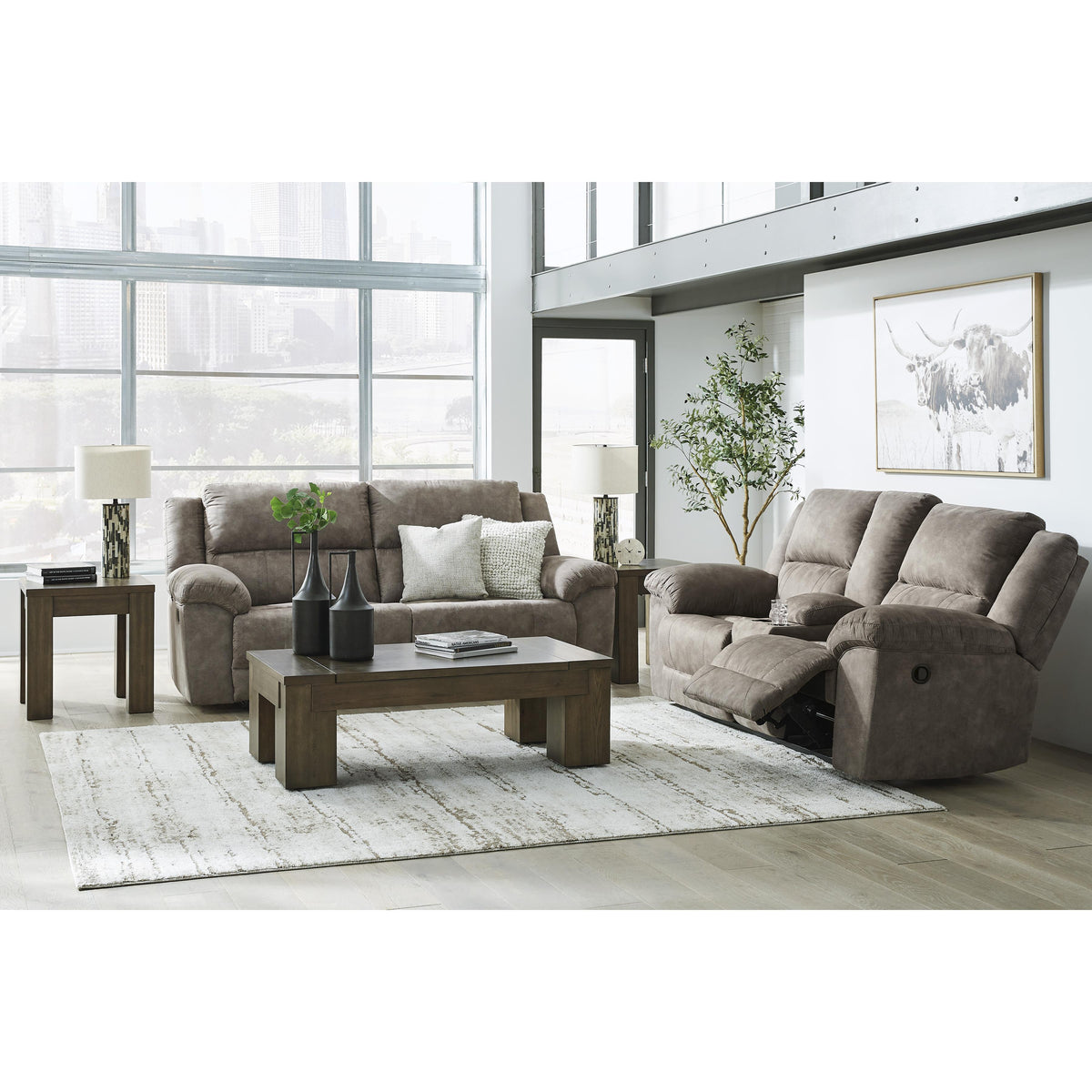 Signature Design by Ashley Laresview 3720394 Double Reclining Loveseat with Console IMAGE 14