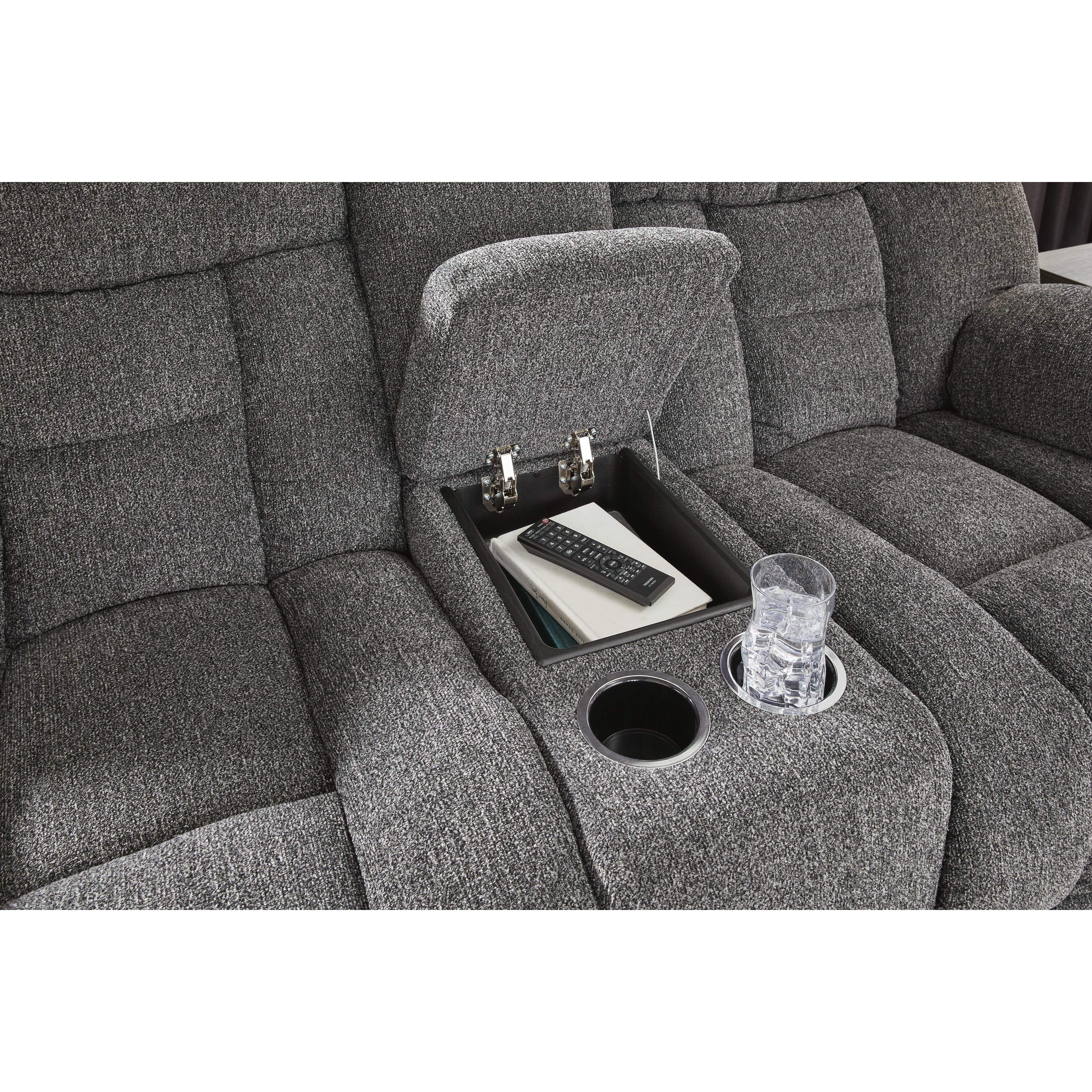 Signature Design by Ashley Foreside 3810494 Double Reclining Loveseat with Console IMAGE 7