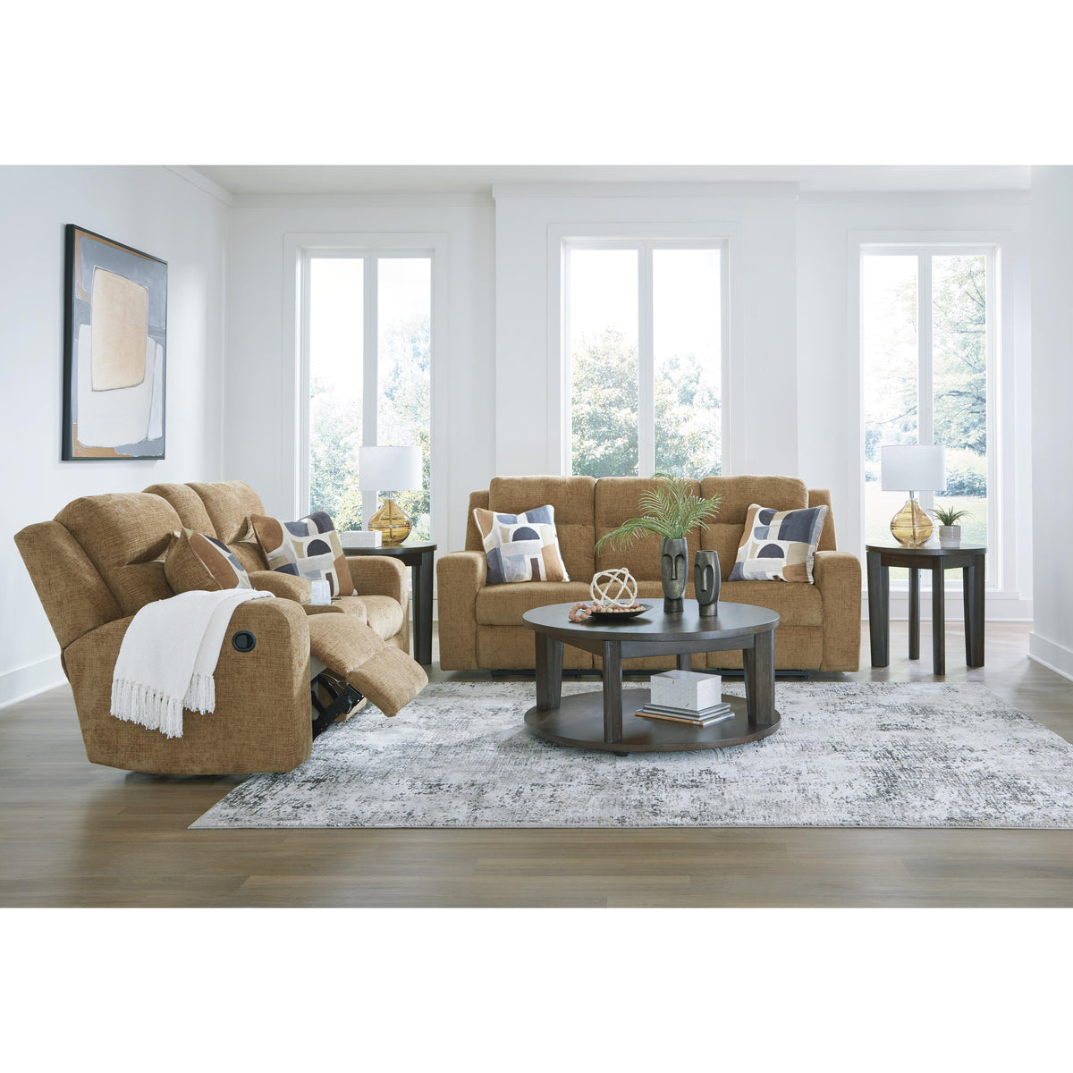 Signature Design by Ashley Kanlow 3860594 Double Reclining Loveseat with Console IMAGE 13
