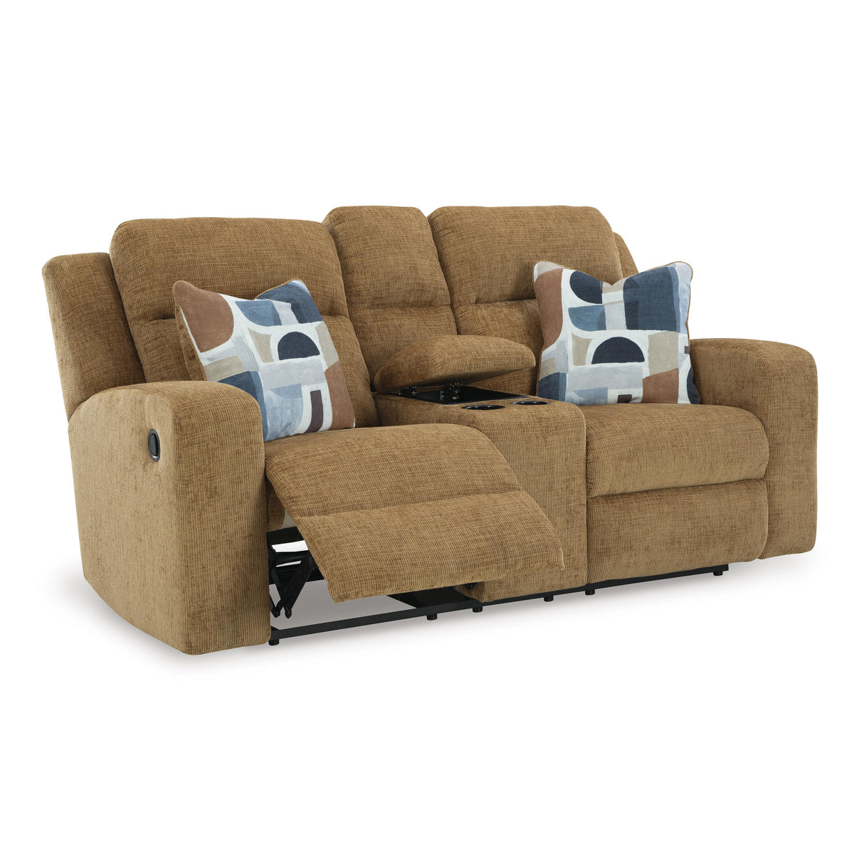 Signature Design by Ashley Kanlow 3860594 Double Reclining Loveseat with Console IMAGE 2