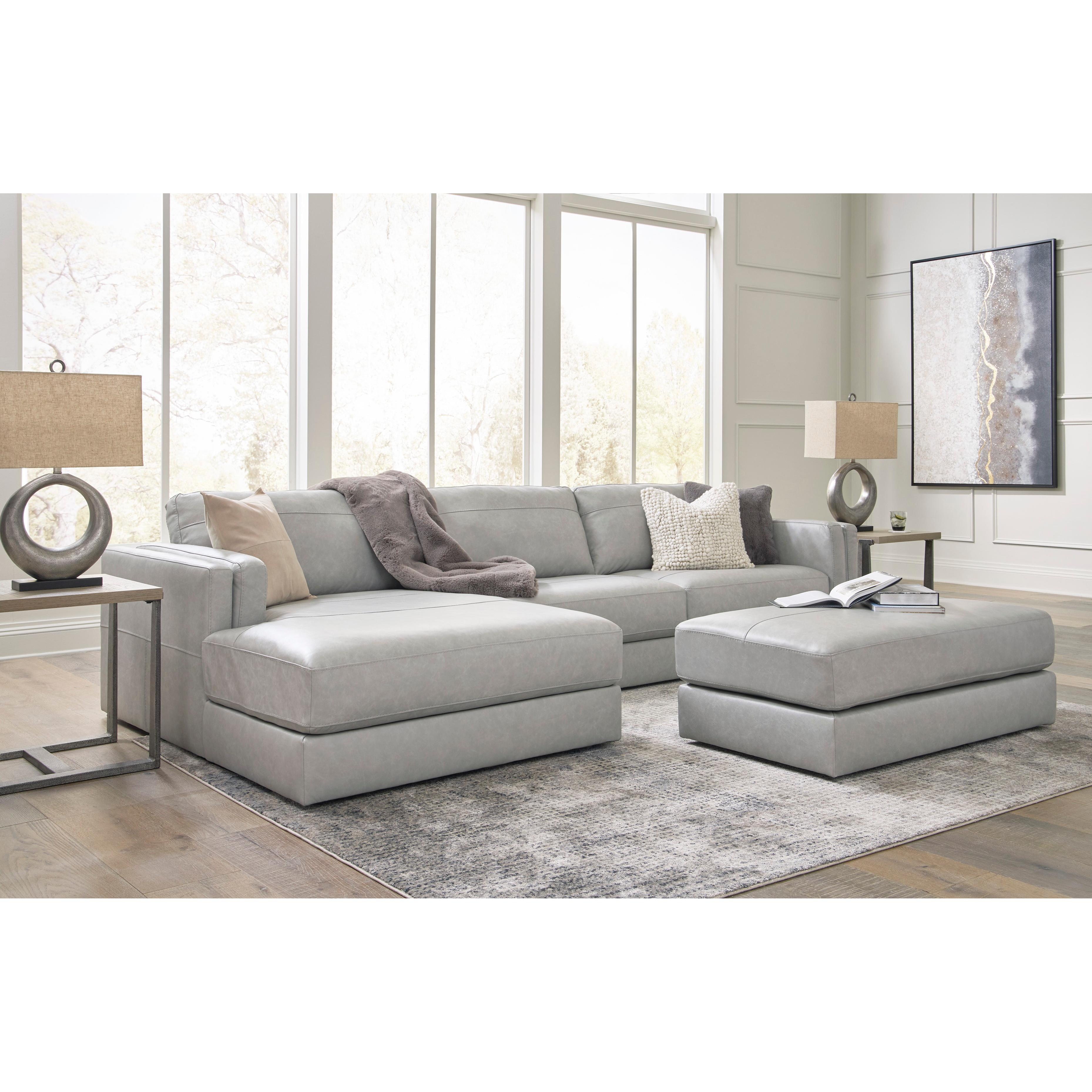 Signature Design by Ashley Amiata 57404S1 2 pc Sectional with Chaise IMAGE 10