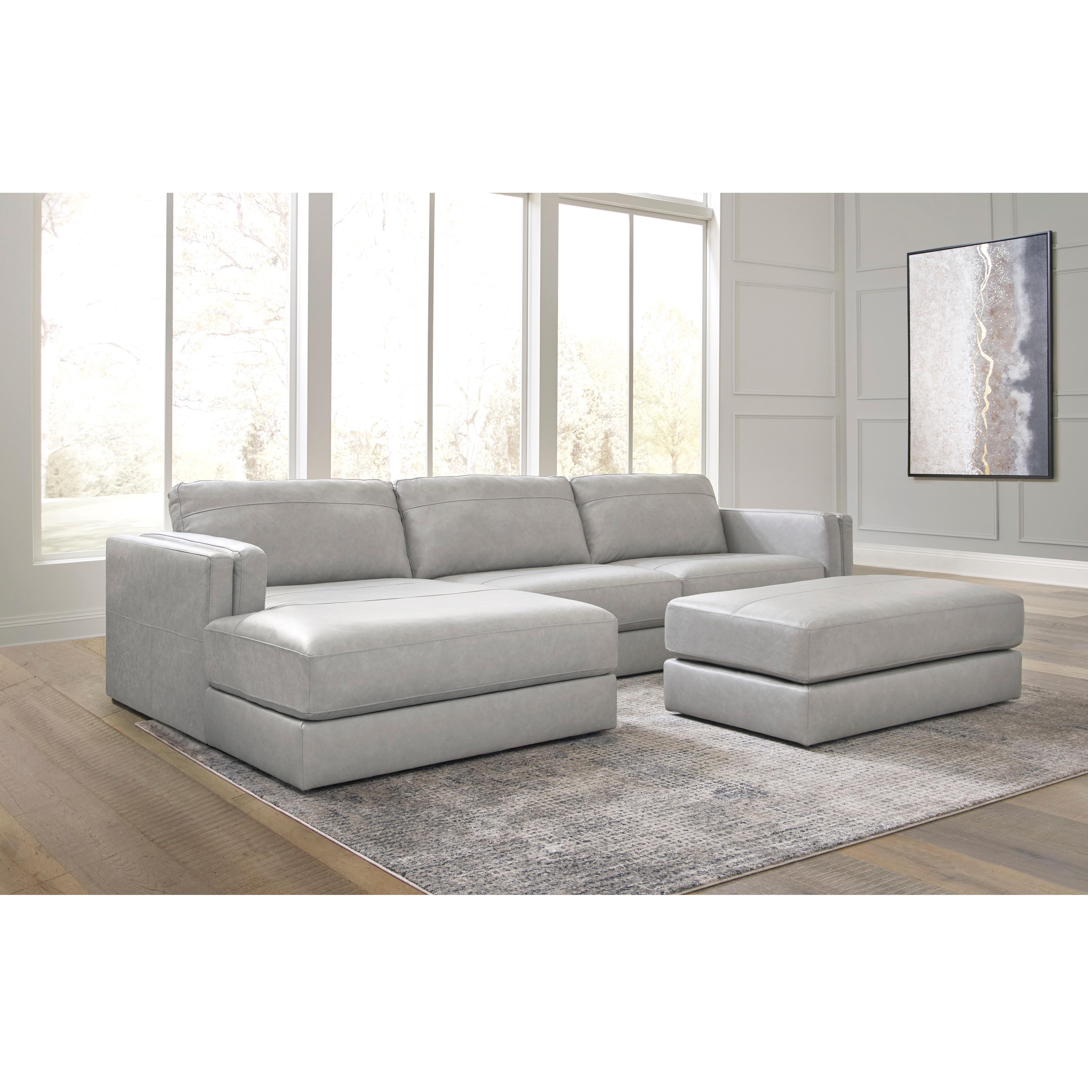 Signature Design by Ashley Amiata 57404S1 2 pc Sectional with Chaise IMAGE 8