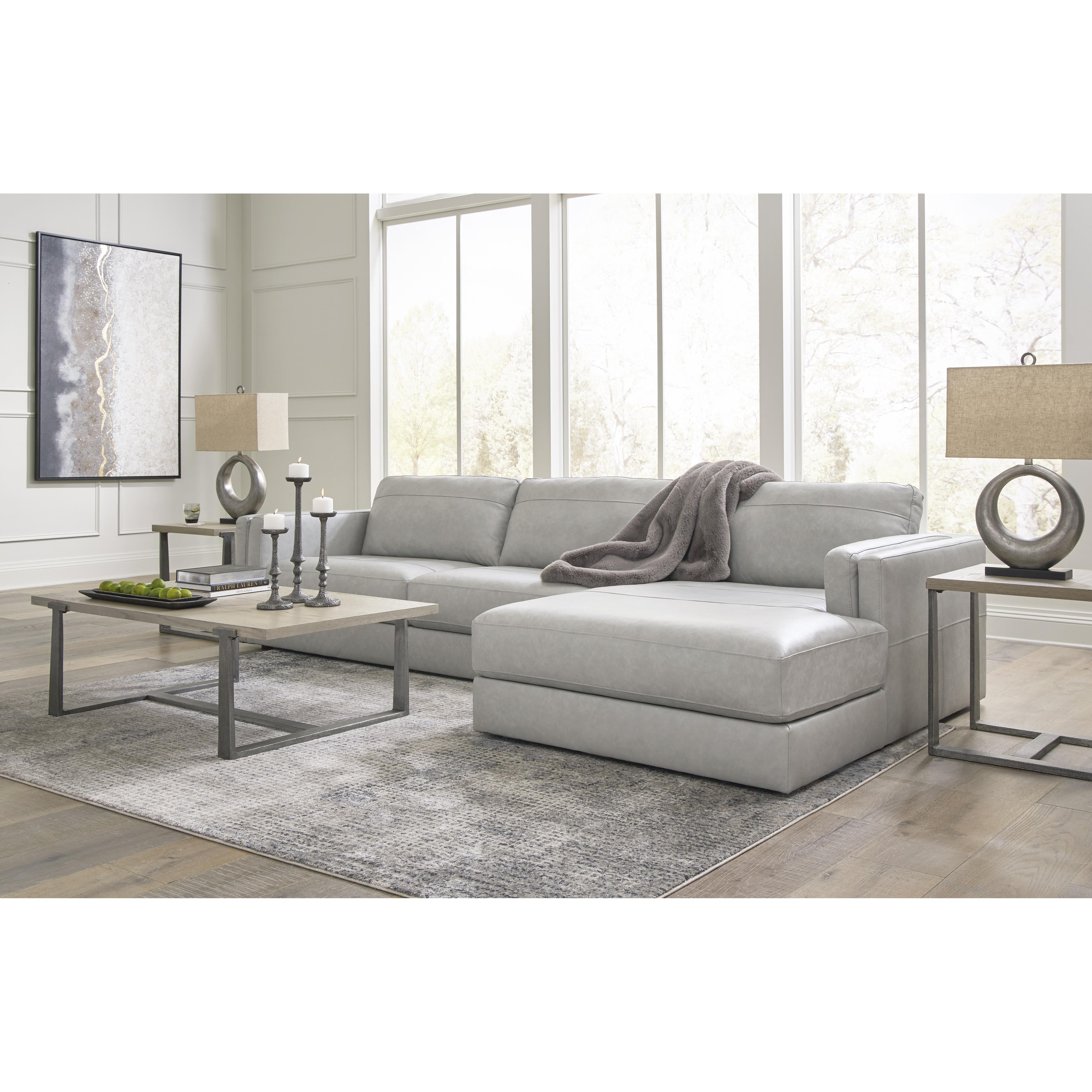 Signature Design by Ashley Amiata 57404S2 2 pc Sectional with Chaise IMAGE 5